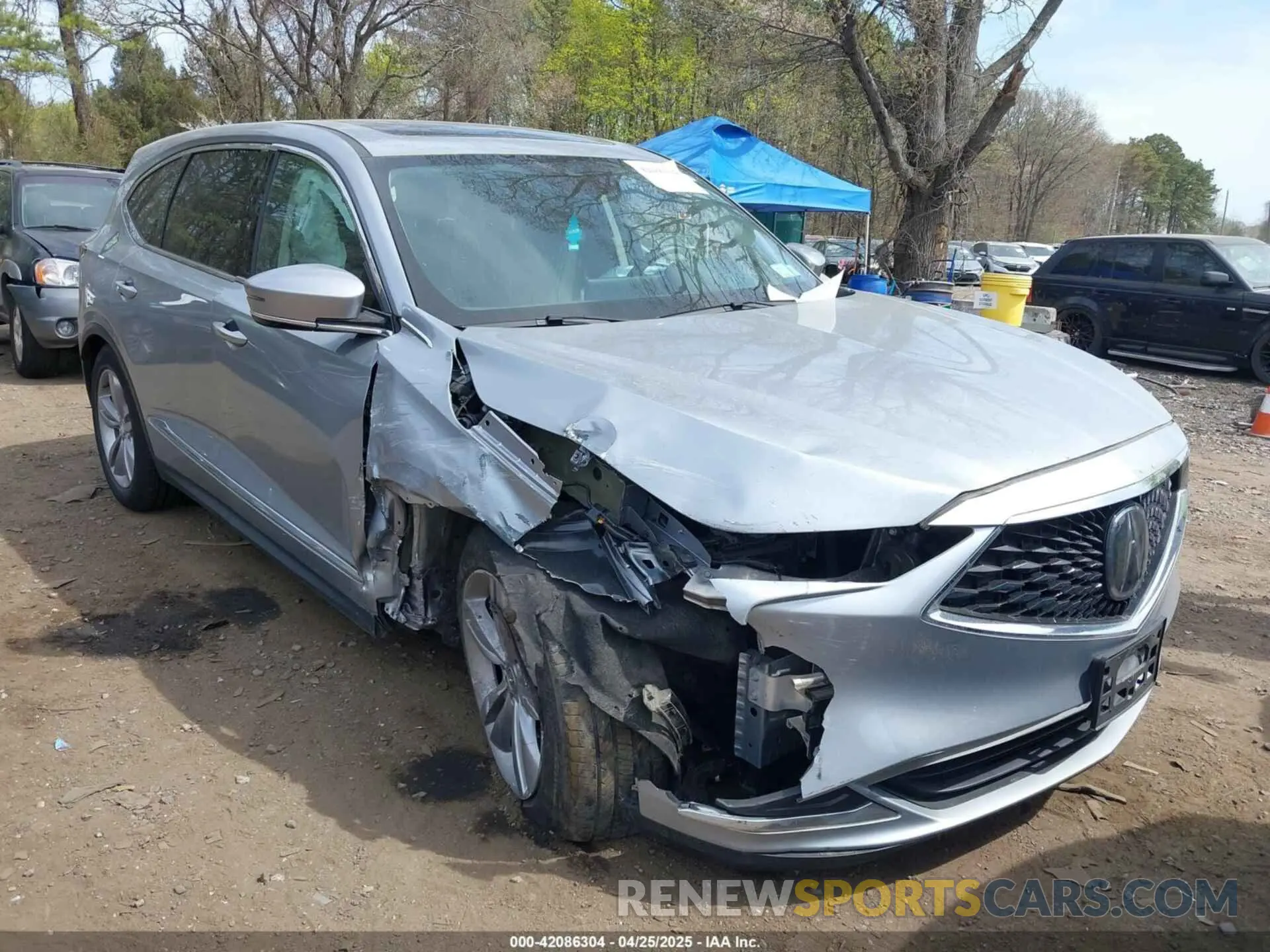 6 fotografías del automóvil dañado 5J8YE1H35PL009408 ACURA MDX 2023