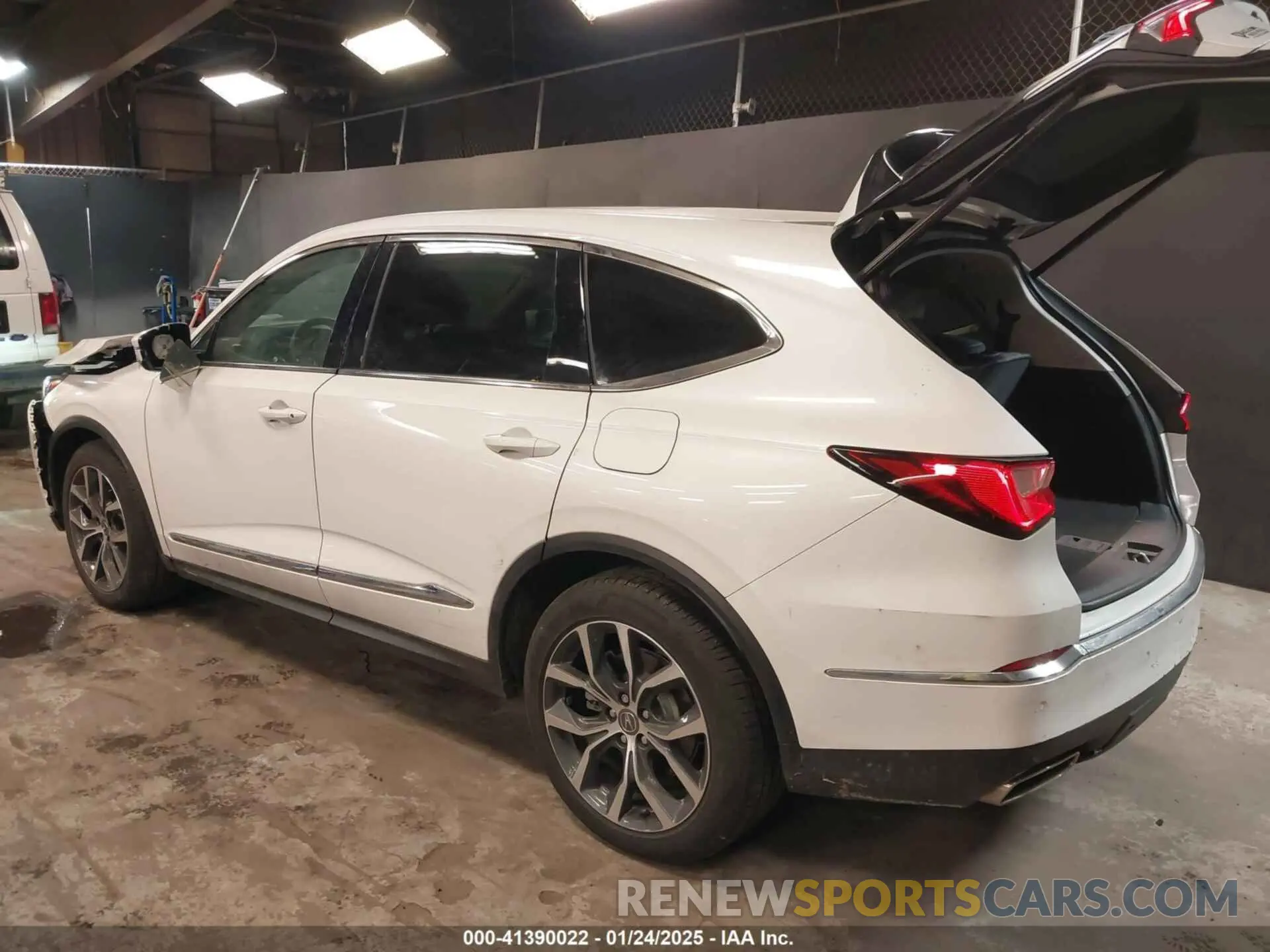 3 fotografías del automóvil dañado 5J8YE1H40PL041191 ACURA MDX 2023