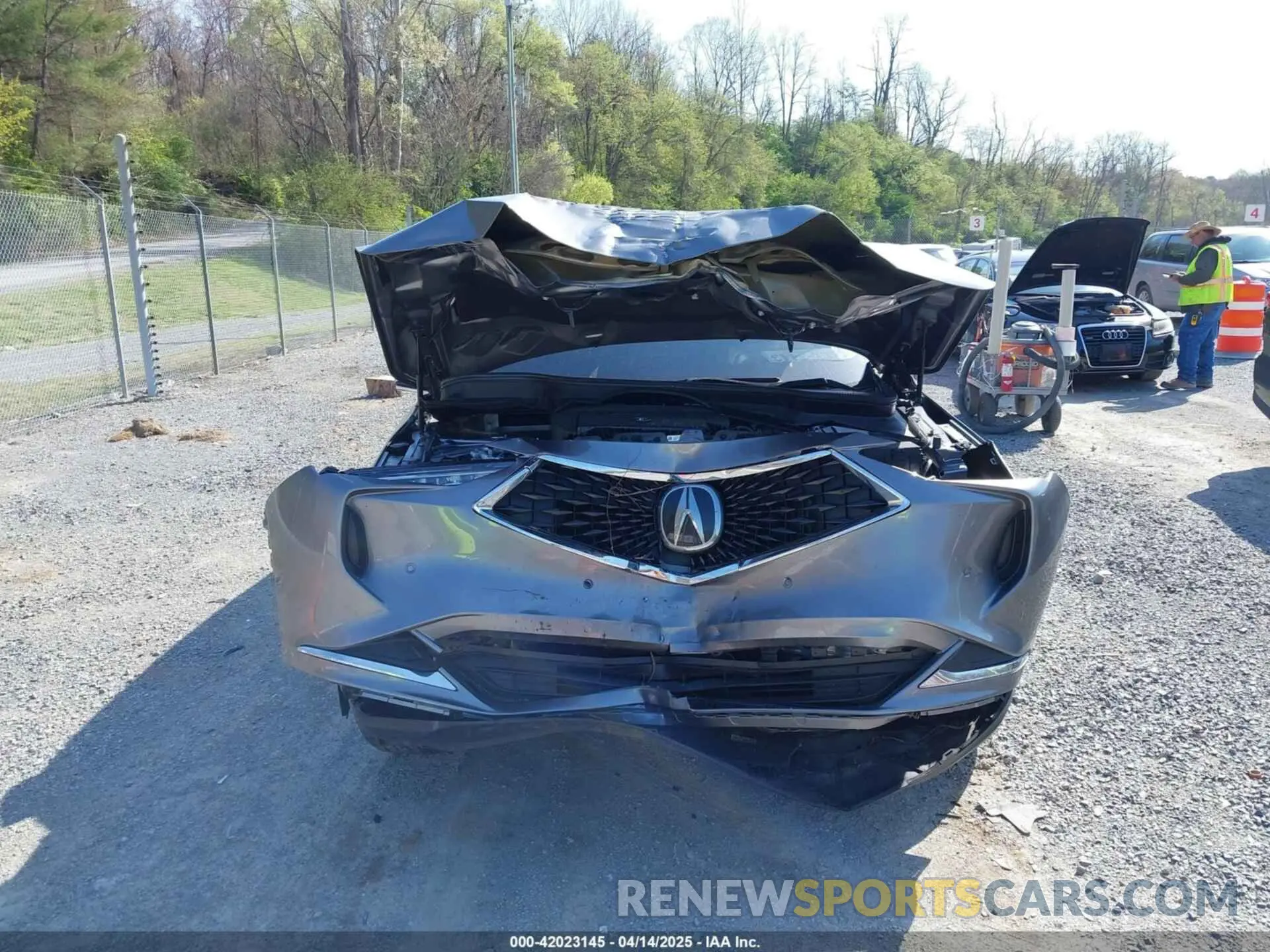12 fotografías del automóvil dañado 5J8YE1H43PL012154 ACURA MDX 2023
