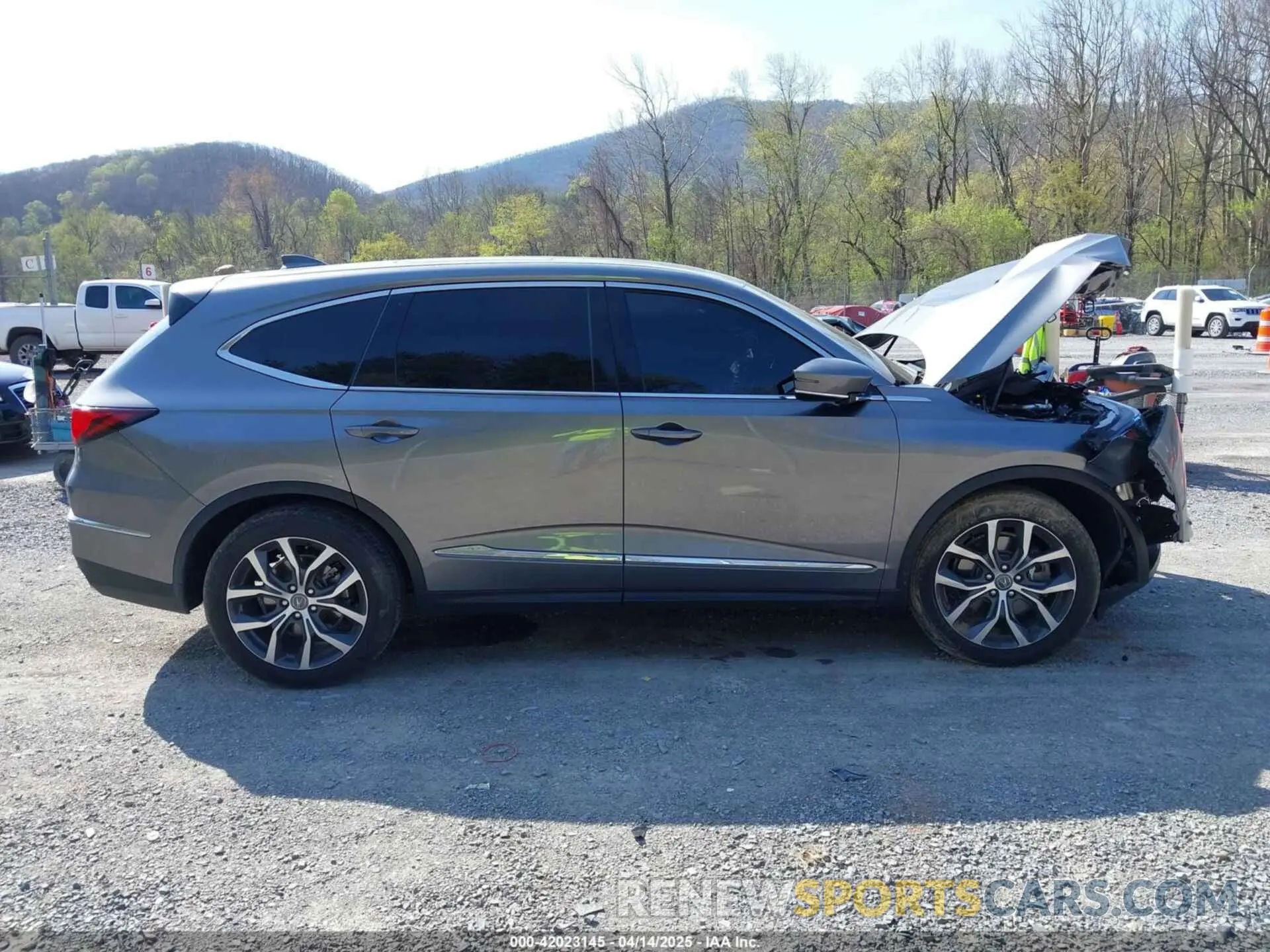 13 fotografías del automóvil dañado 5J8YE1H43PL012154 ACURA MDX 2023