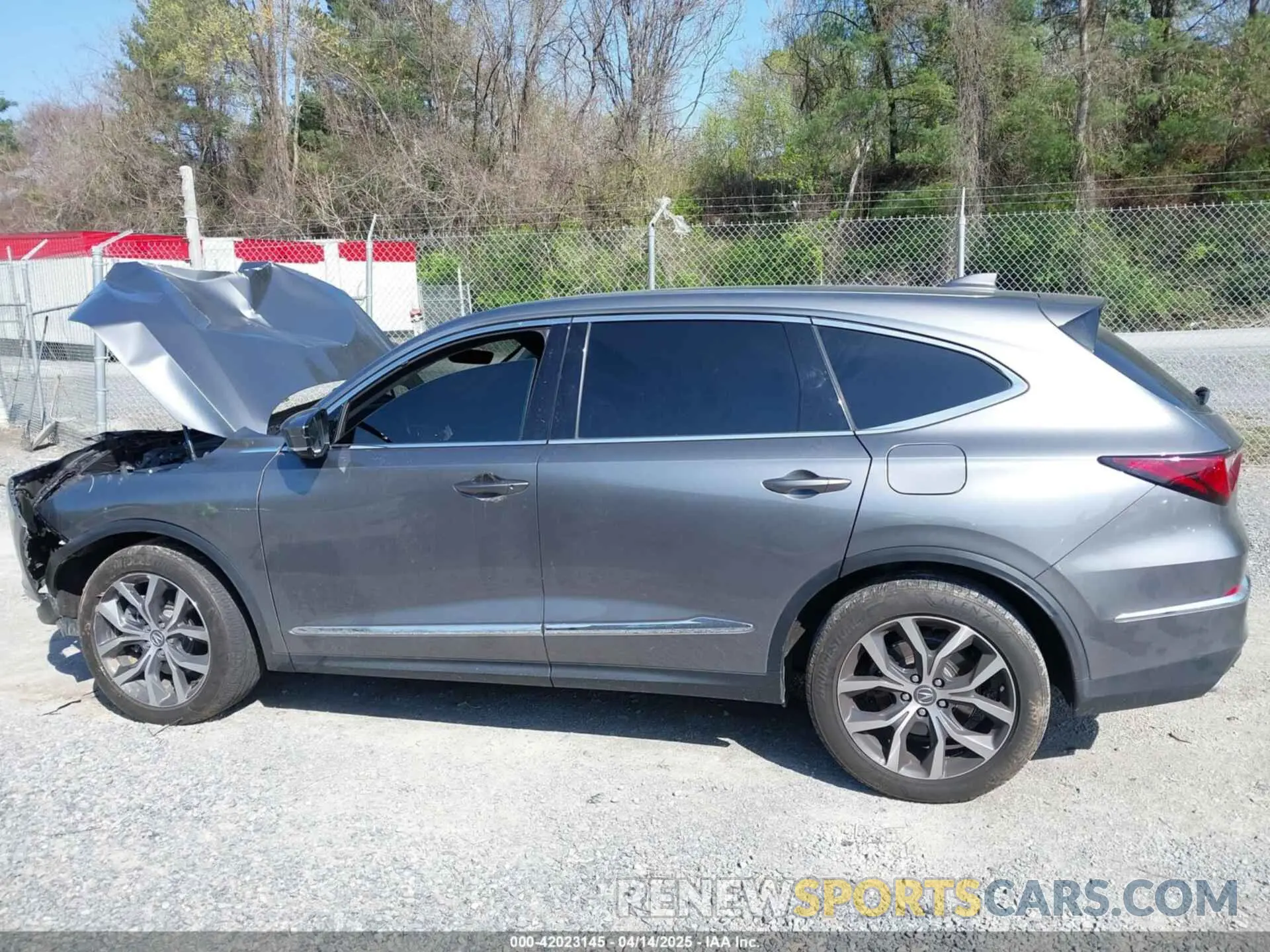 14 fotografías del automóvil dañado 5J8YE1H43PL012154 ACURA MDX 2023