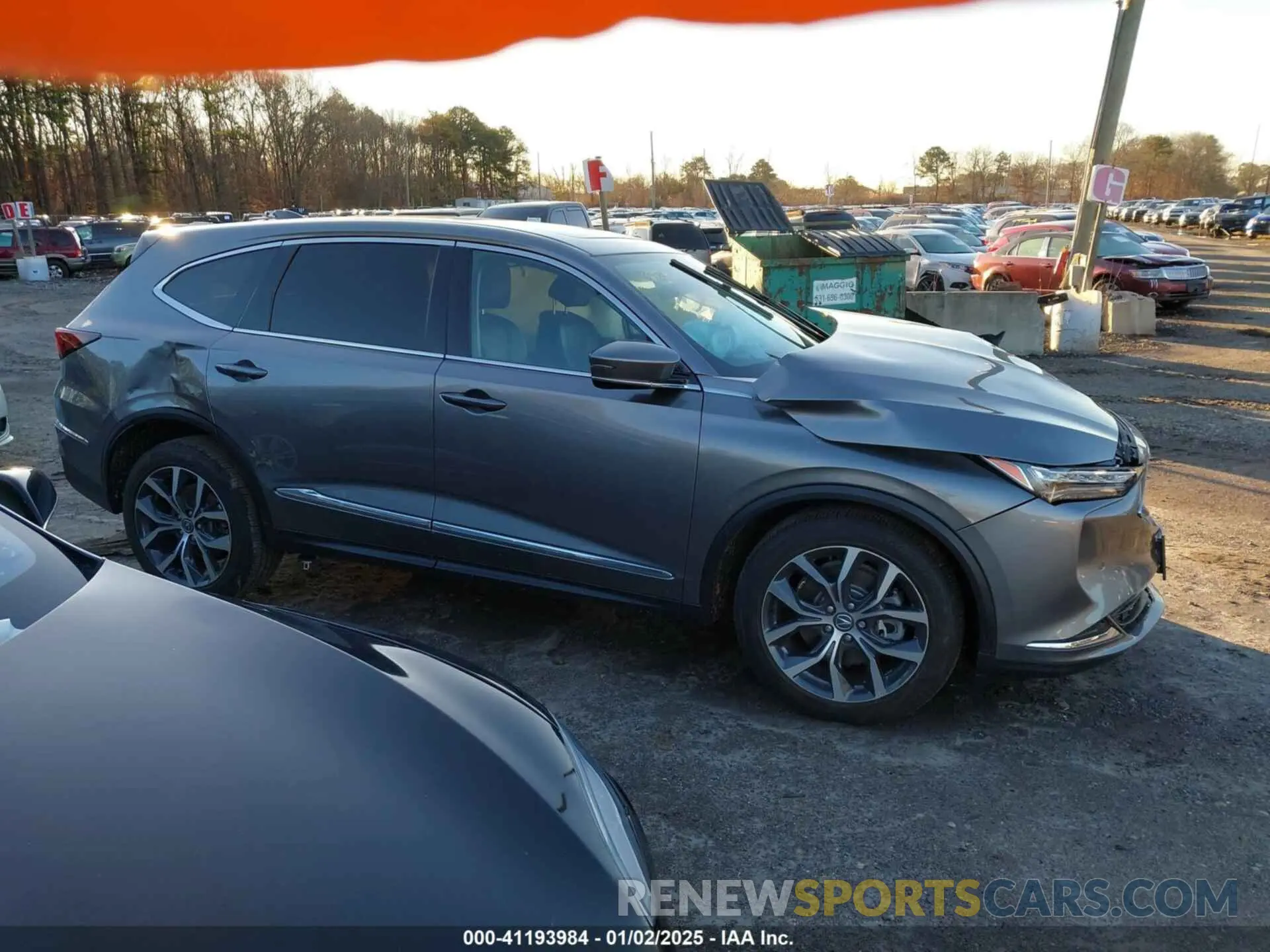 13 fotografías del automóvil dañado 5J8YE1H43PL039614 ACURA MDX 2023
