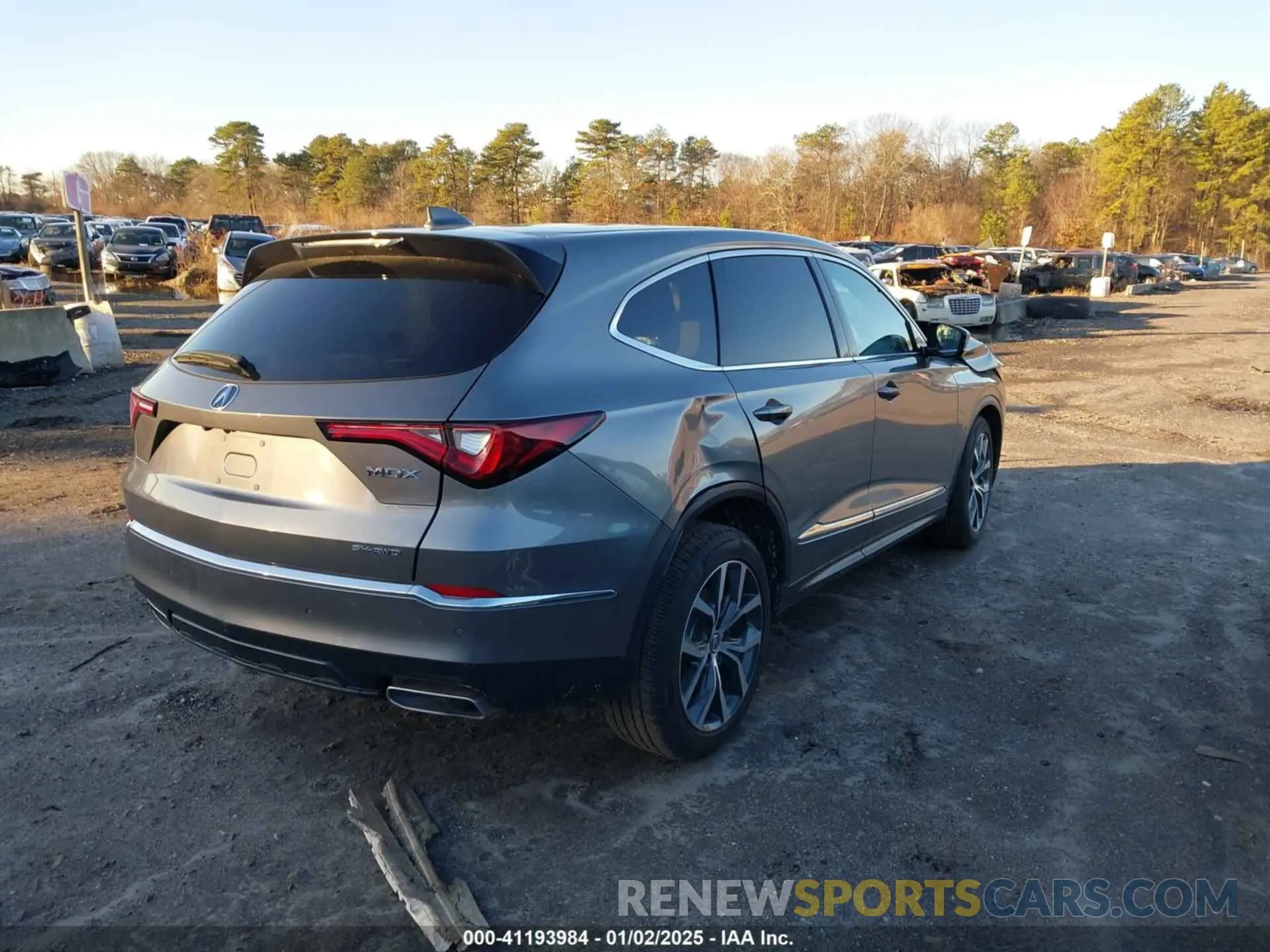 4 fotografías del automóvil dañado 5J8YE1H43PL039614 ACURA MDX 2023