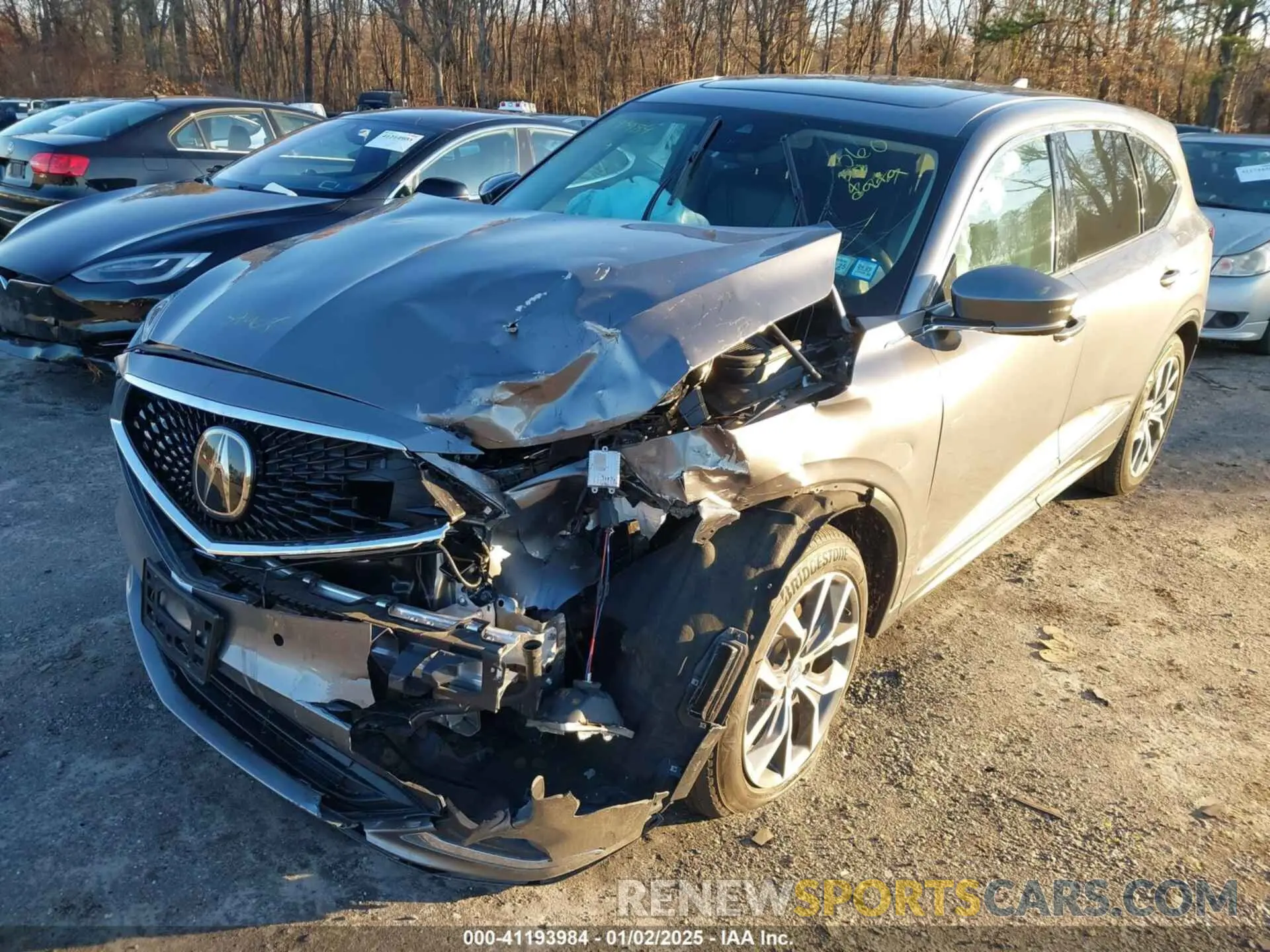6 fotografías del automóvil dañado 5J8YE1H43PL039614 ACURA MDX 2023
