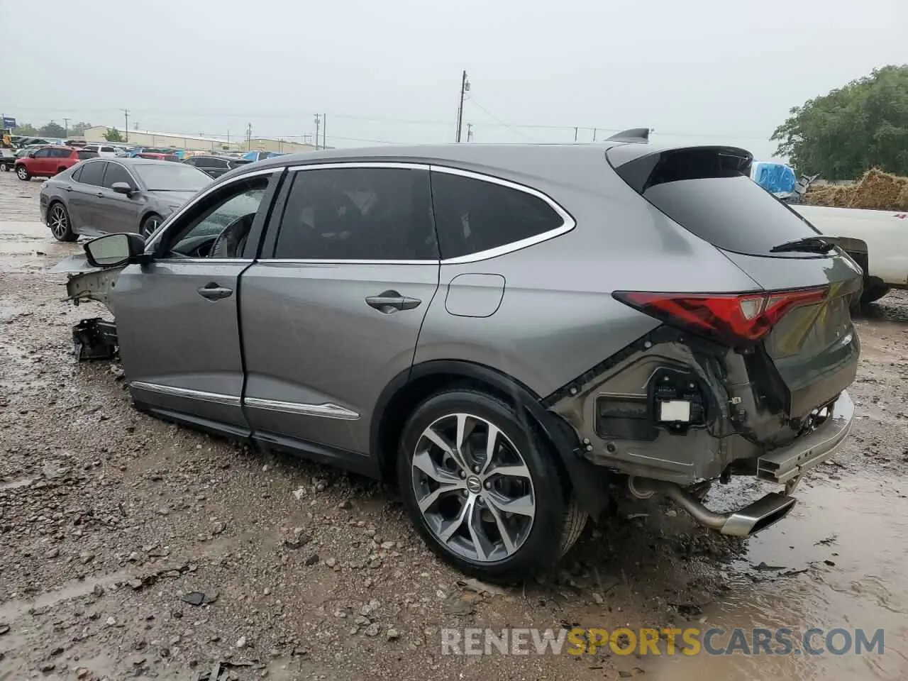 2 fotografías del automóvil dañado 5J8YE1H45PL003309 ACURA MDX 2023