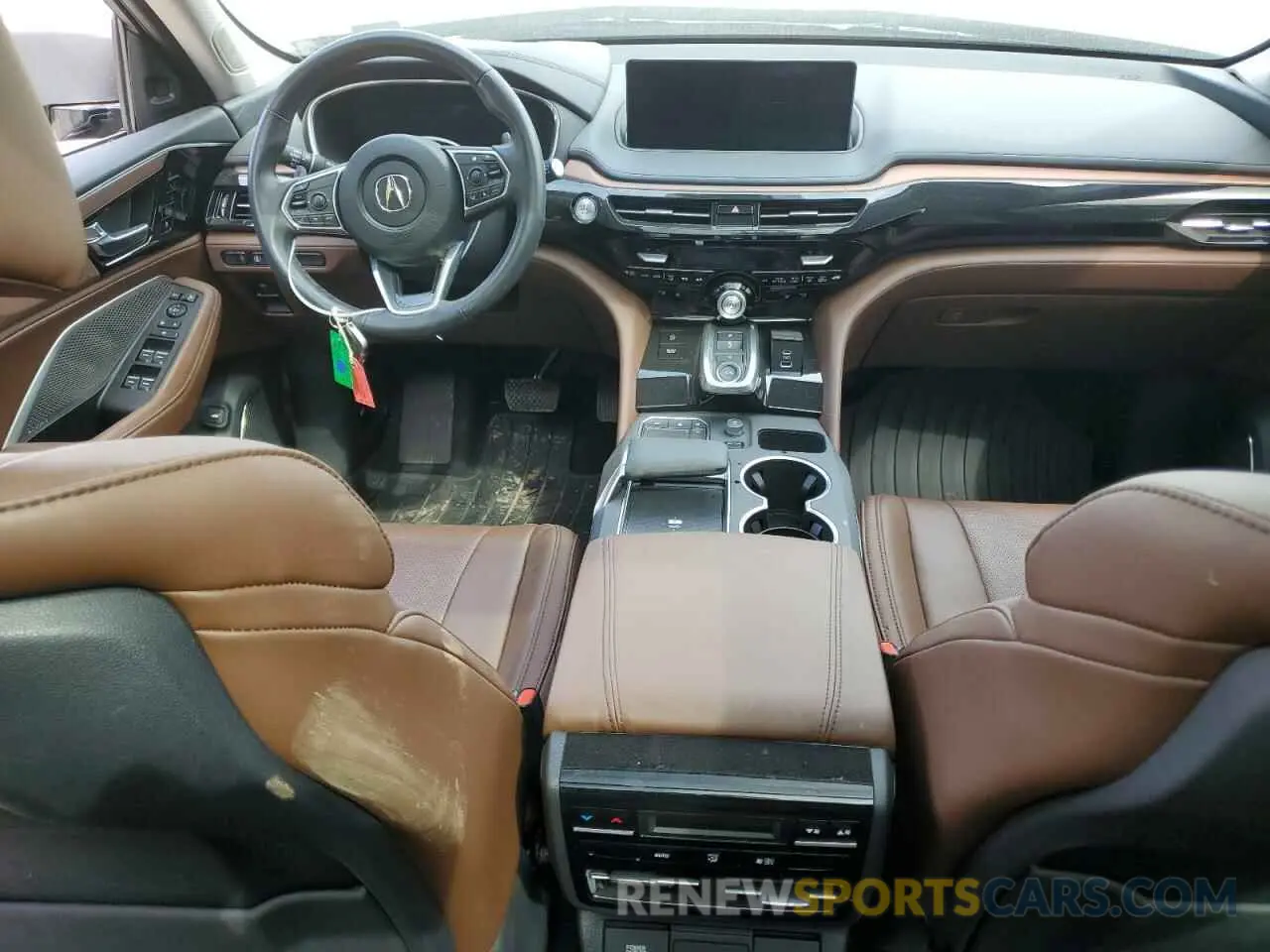 8 fotografías del automóvil dañado 5J8YE1H45PL003309 ACURA MDX 2023