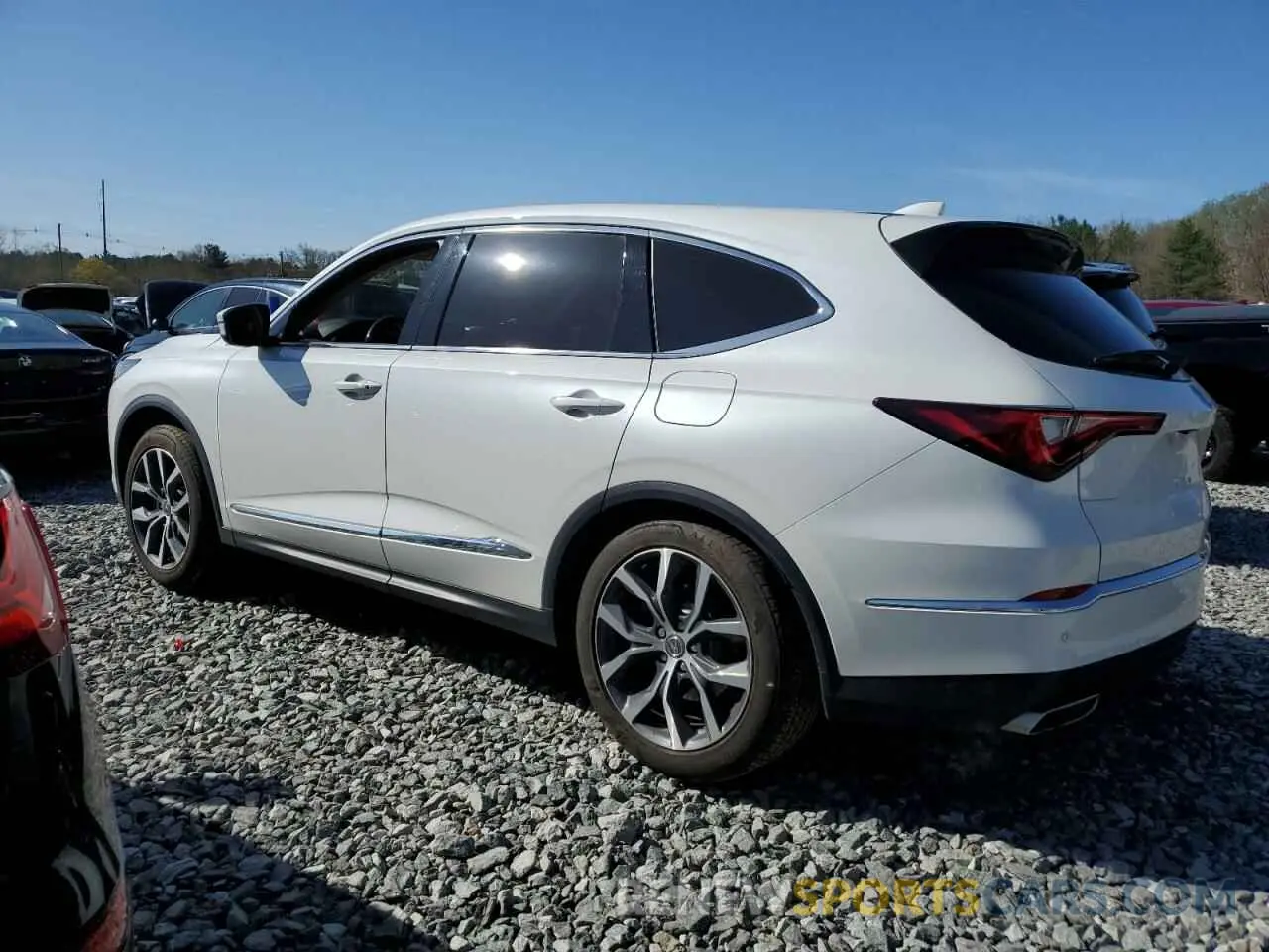 2 fotografías del automóvil dañado 5J8YE1H45PL009787 ACURA MDX 2023