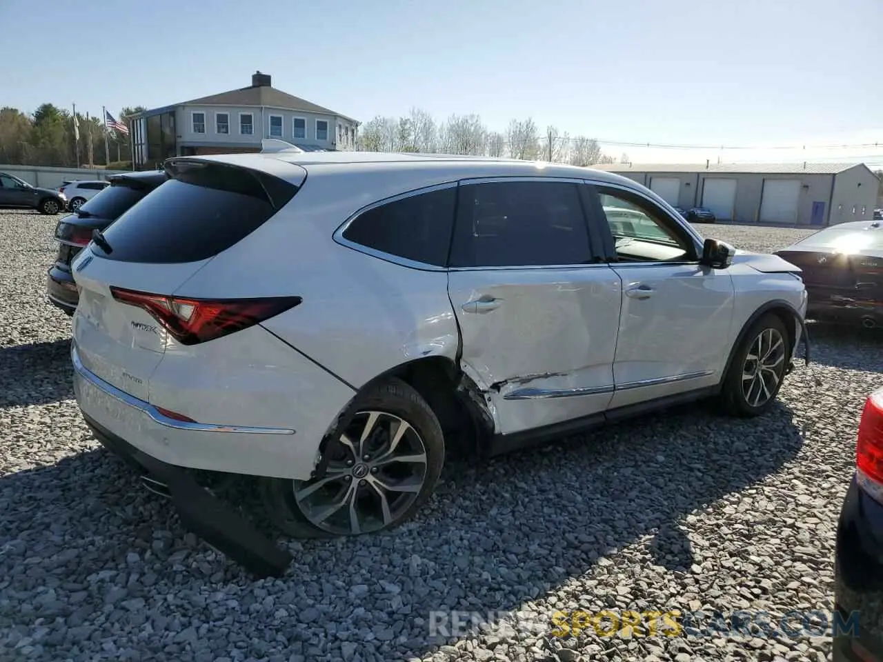 3 fotografías del automóvil dañado 5J8YE1H45PL009787 ACURA MDX 2023