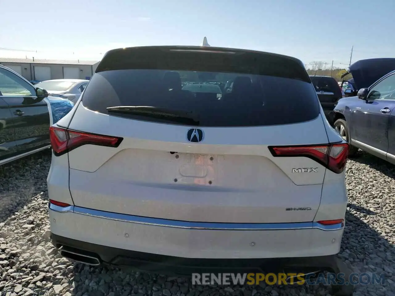 6 fotografías del automóvil dañado 5J8YE1H45PL009787 ACURA MDX 2023