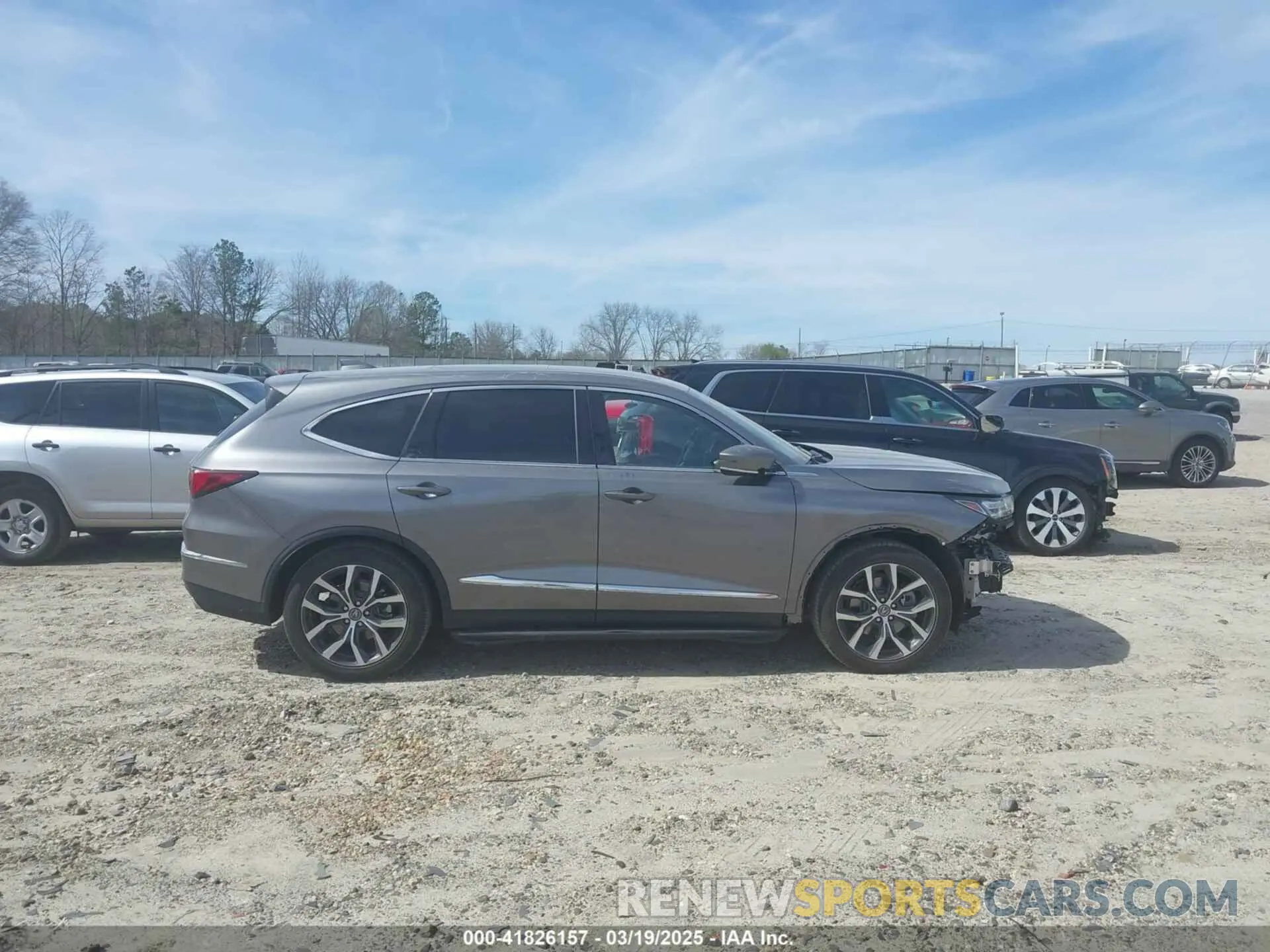 14 fotografías del automóvil dañado 5J8YE1H45PL024130 ACURA MDX 2023
