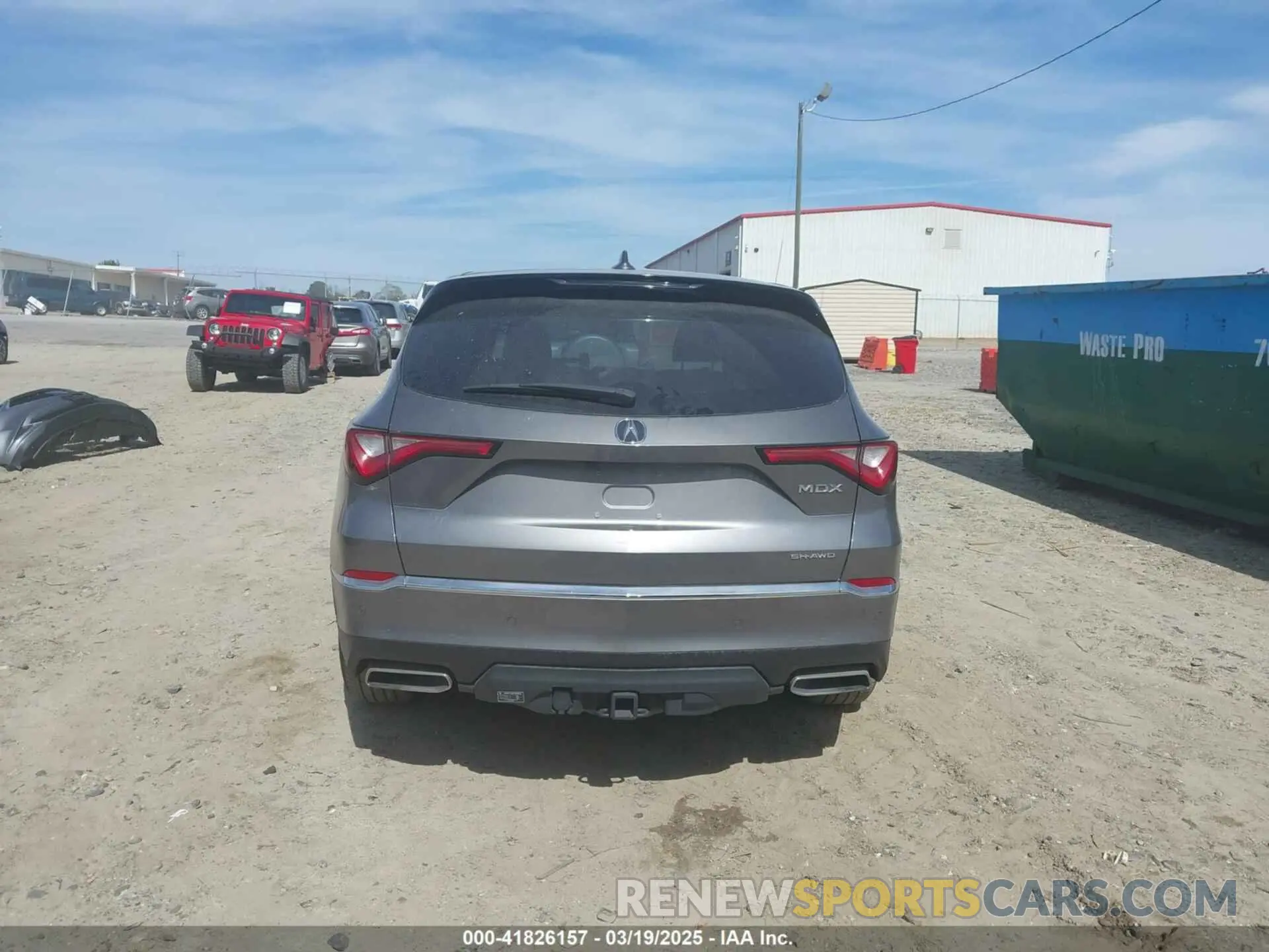 17 fotografías del automóvil dañado 5J8YE1H45PL024130 ACURA MDX 2023