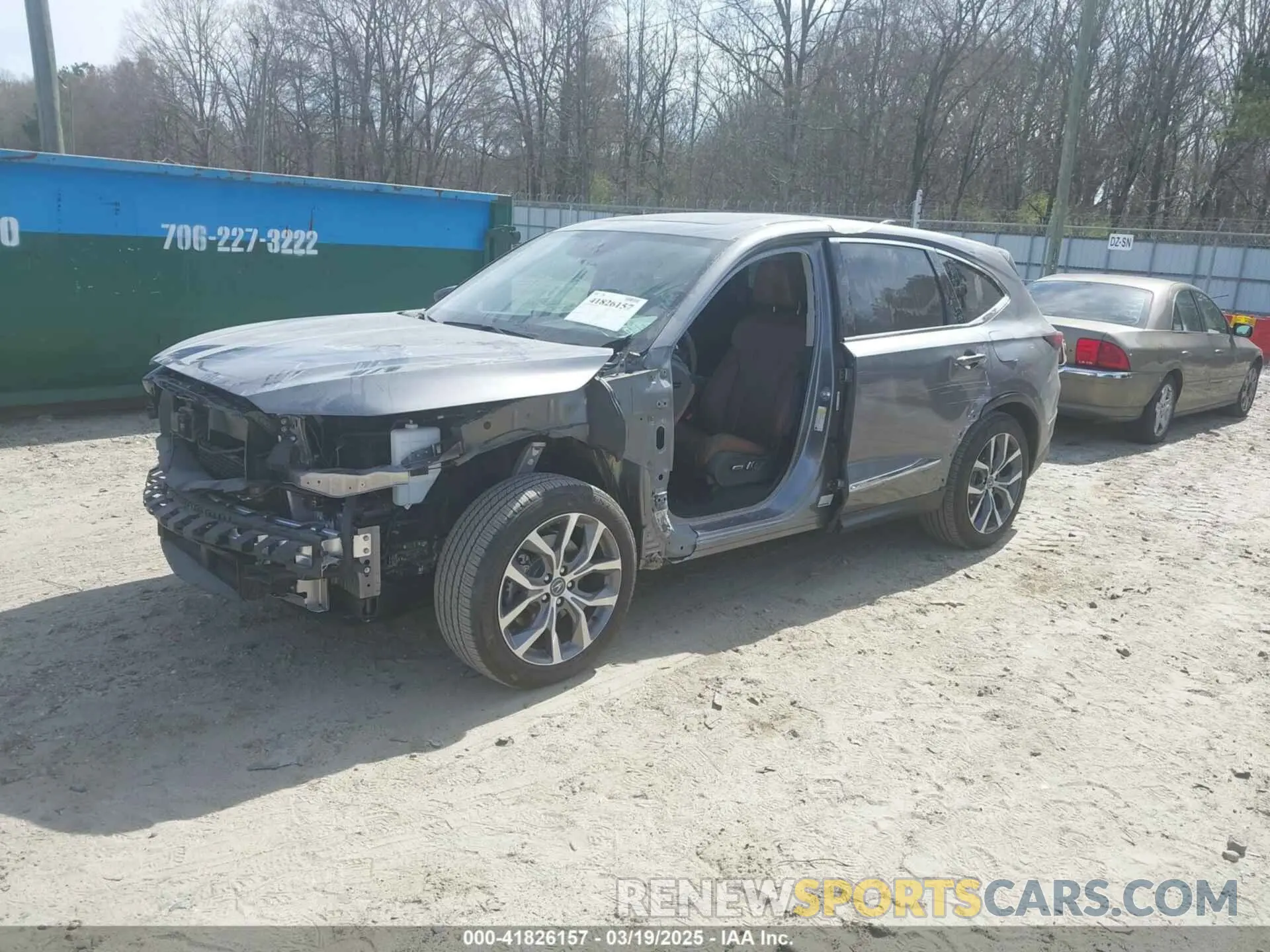 2 fotografías del automóvil dañado 5J8YE1H45PL024130 ACURA MDX 2023