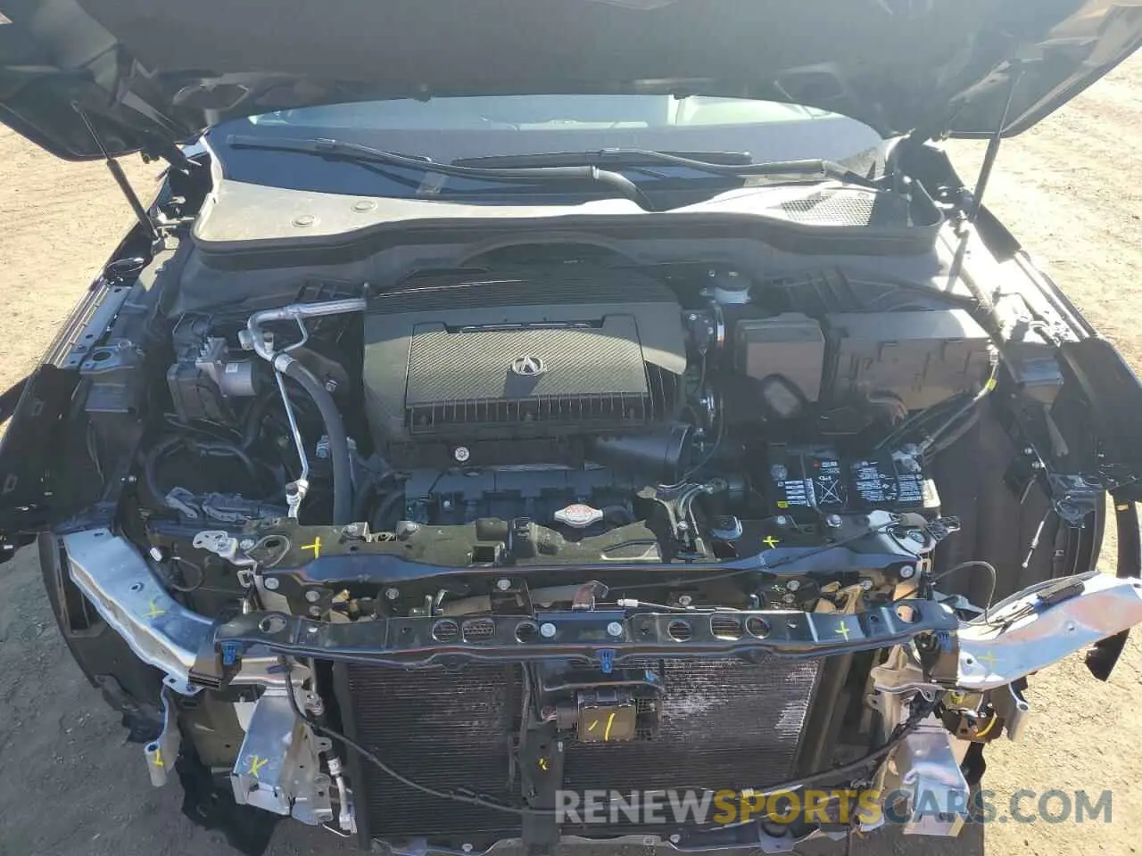 12 fotografías del automóvil dañado 5J8YE1H46PL019549 ACURA MDX 2023