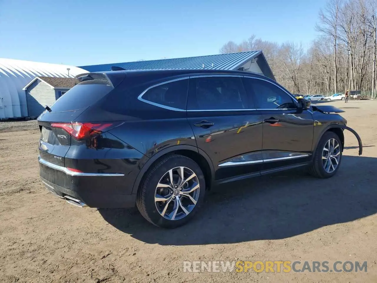 3 fotografías del automóvil dañado 5J8YE1H46PL019549 ACURA MDX 2023