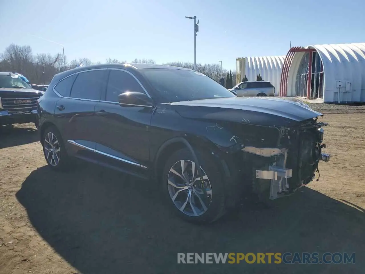 4 fotografías del automóvil dañado 5J8YE1H46PL019549 ACURA MDX 2023