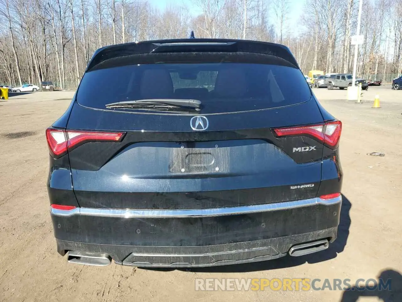 6 fotografías del automóvil dañado 5J8YE1H46PL019549 ACURA MDX 2023