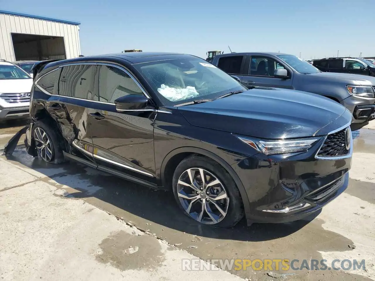 4 fotografías del automóvil dañado 5J8YE1H46PL036867 ACURA MDX 2023