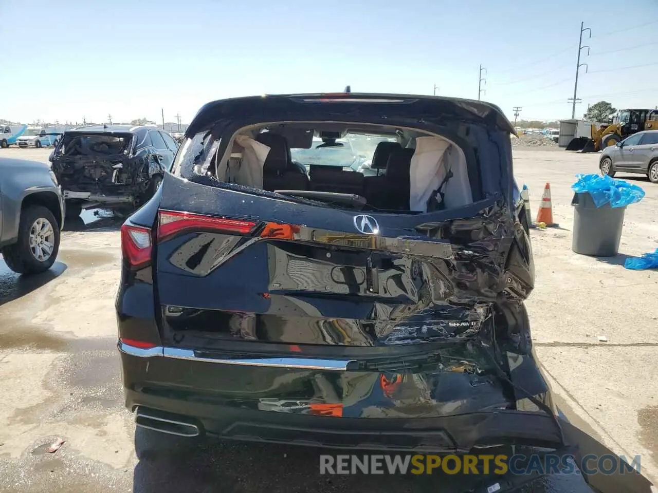 6 fotografías del automóvil dañado 5J8YE1H46PL036867 ACURA MDX 2023