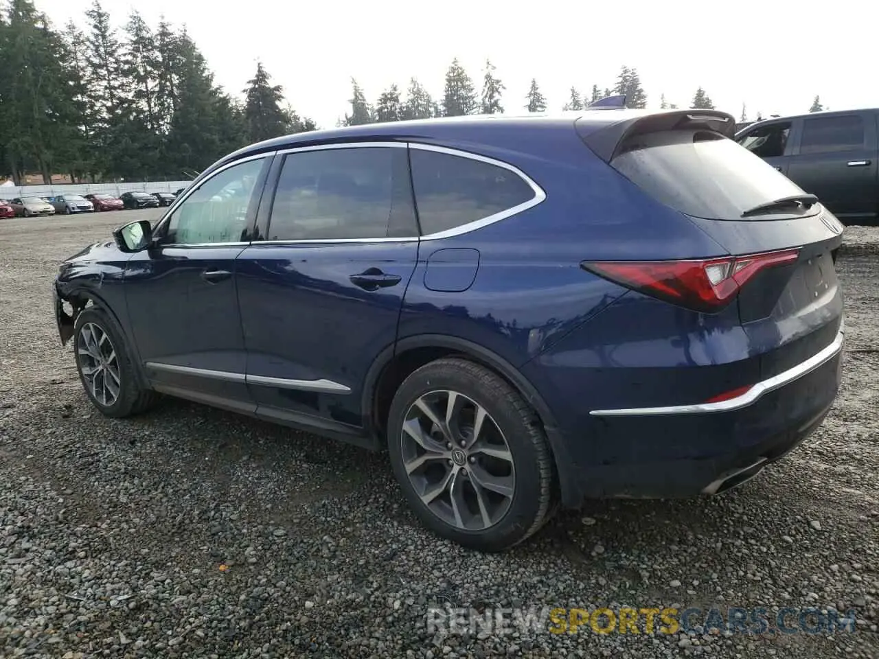 2 fotografías del automóvil dañado 5J8YE1H46PL040949 ACURA MDX 2023