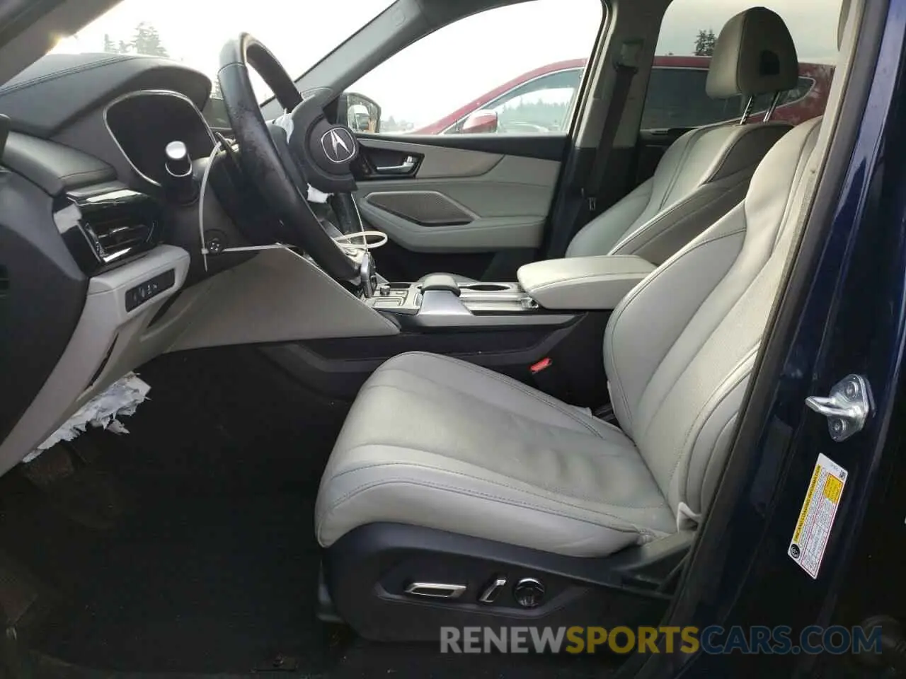 7 fotografías del automóvil dañado 5J8YE1H46PL040949 ACURA MDX 2023