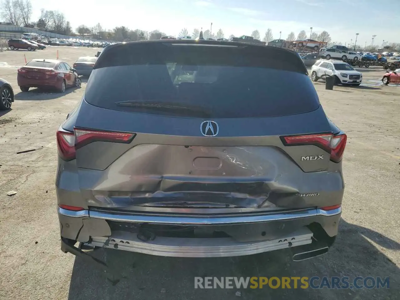 6 fotografías del automóvil dañado 5J8YE1H48PL028477 ACURA MDX 2023