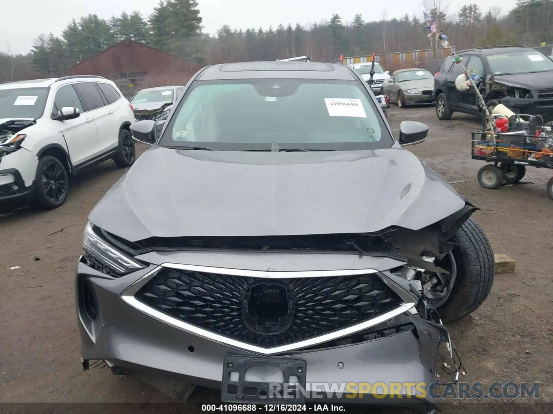 13 fotografías del automóvil dañado 5J8YE1H49PL006732 ACURA MDX 2023