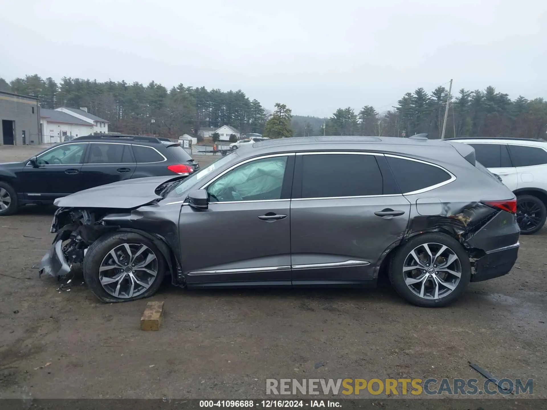 15 fotografías del automóvil dañado 5J8YE1H49PL006732 ACURA MDX 2023