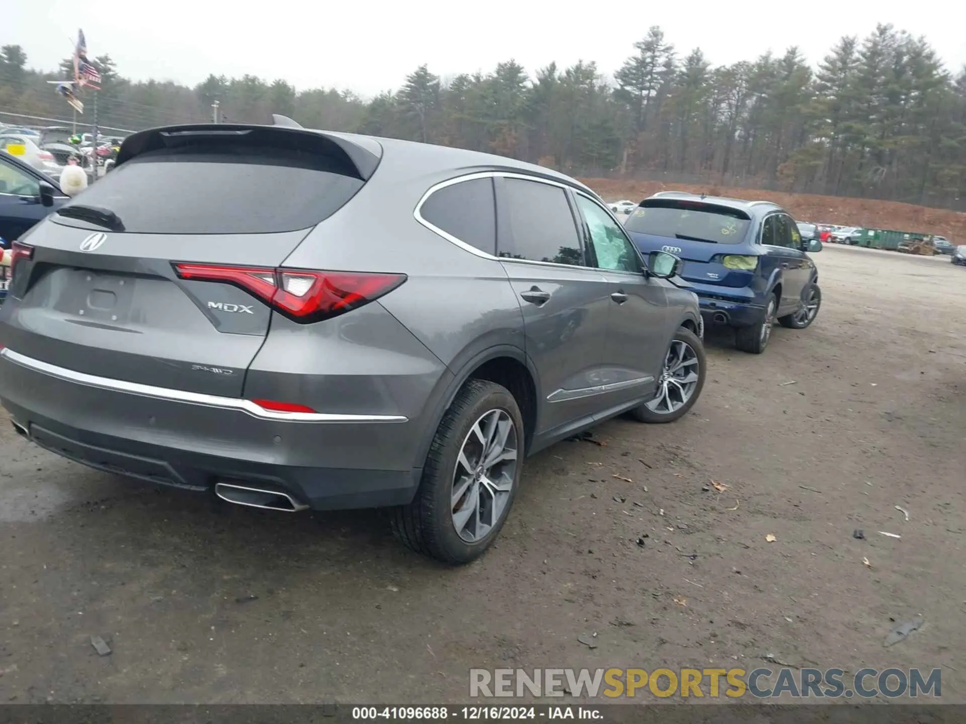 4 fotografías del automóvil dañado 5J8YE1H49PL006732 ACURA MDX 2023