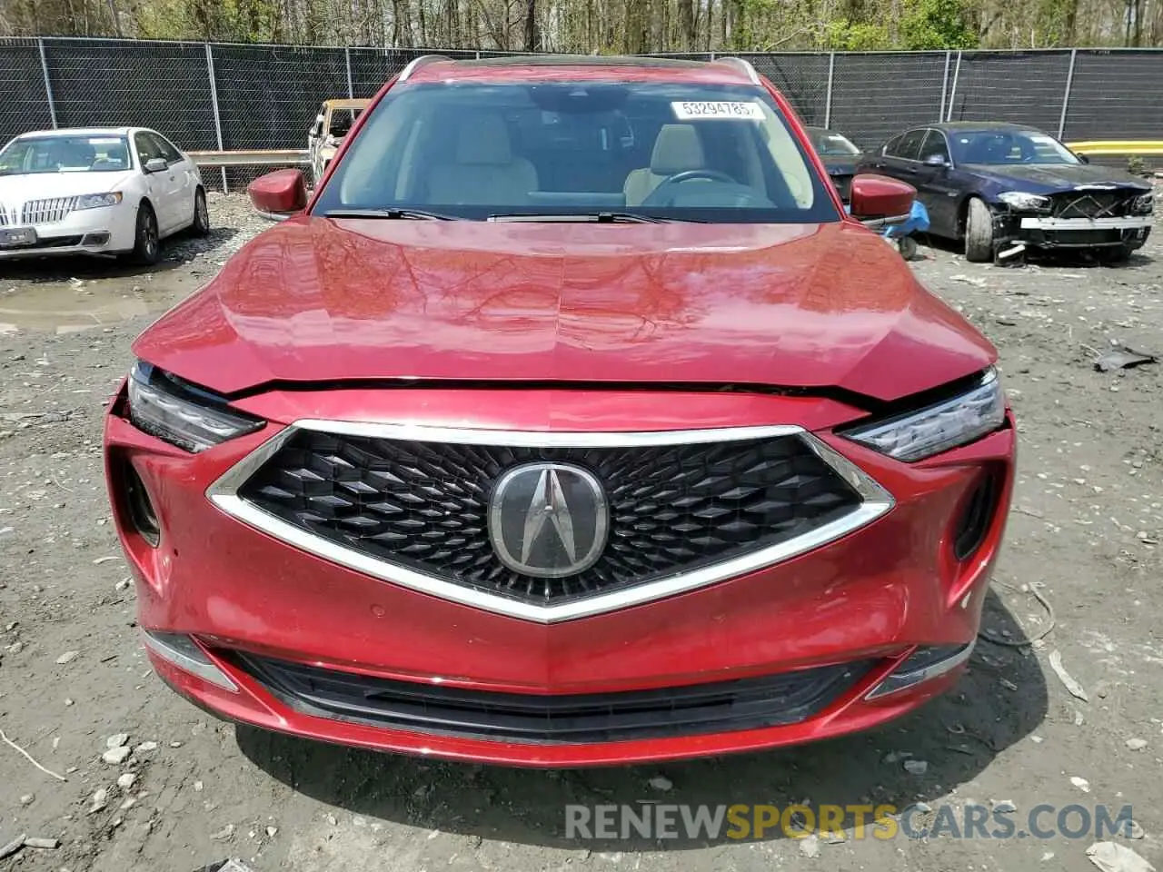 5 fotografías del automóvil dañado 5J8YE1H80PL017704 ACURA MDX 2023