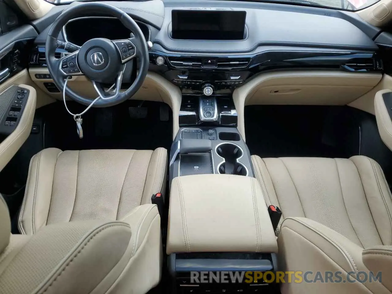 8 fotografías del automóvil dañado 5J8YE1H80PL017704 ACURA MDX 2023