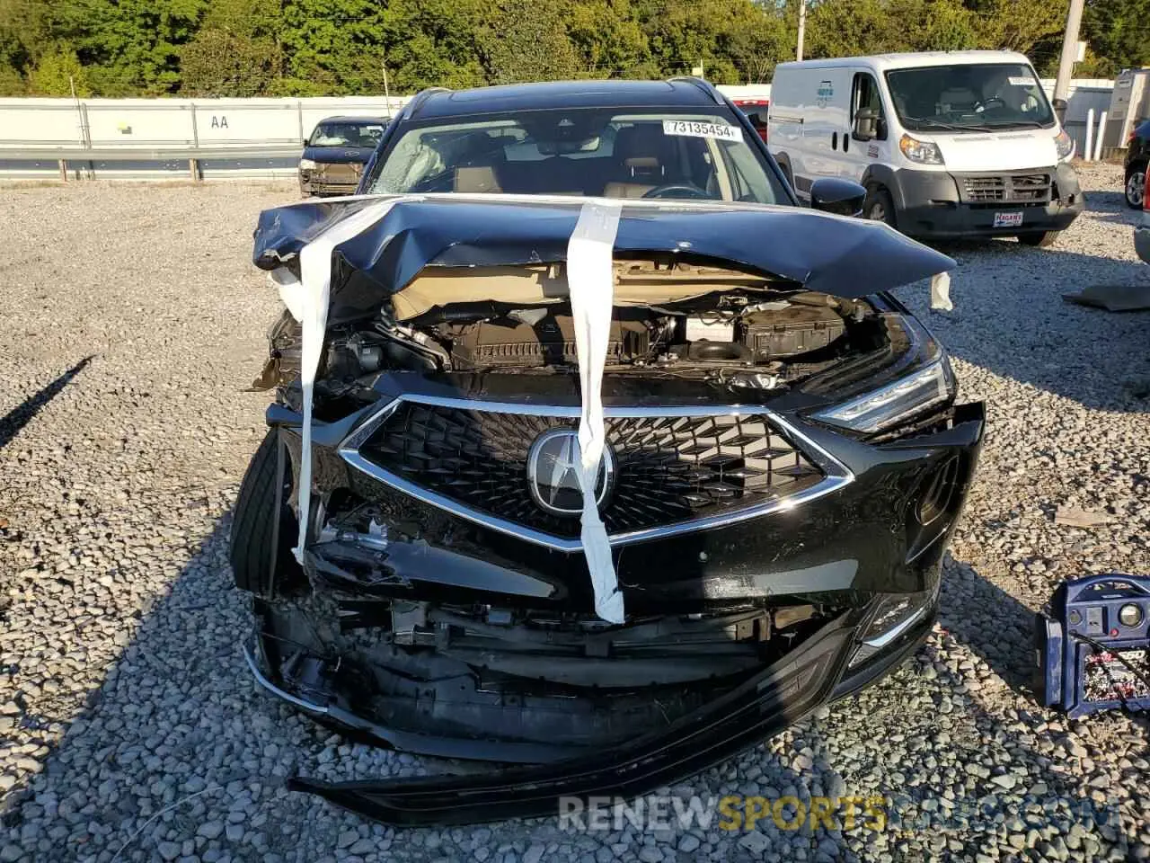 5 fotografías del automóvil dañado 5J8YE1H81PL036472 ACURA MDX 2023