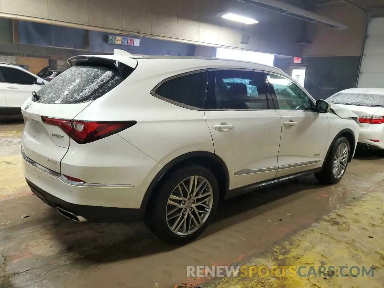 3 fotografías del automóvil dañado 5J8YE1H82PL024699 ACURA MDX 2023