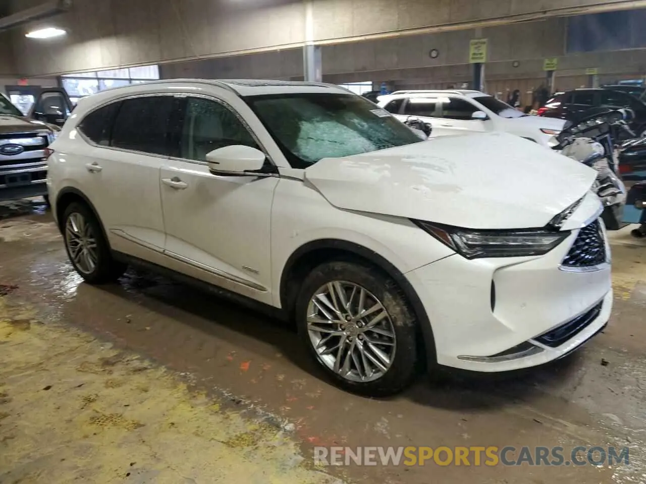 4 fotografías del automóvil dañado 5J8YE1H82PL024699 ACURA MDX 2023