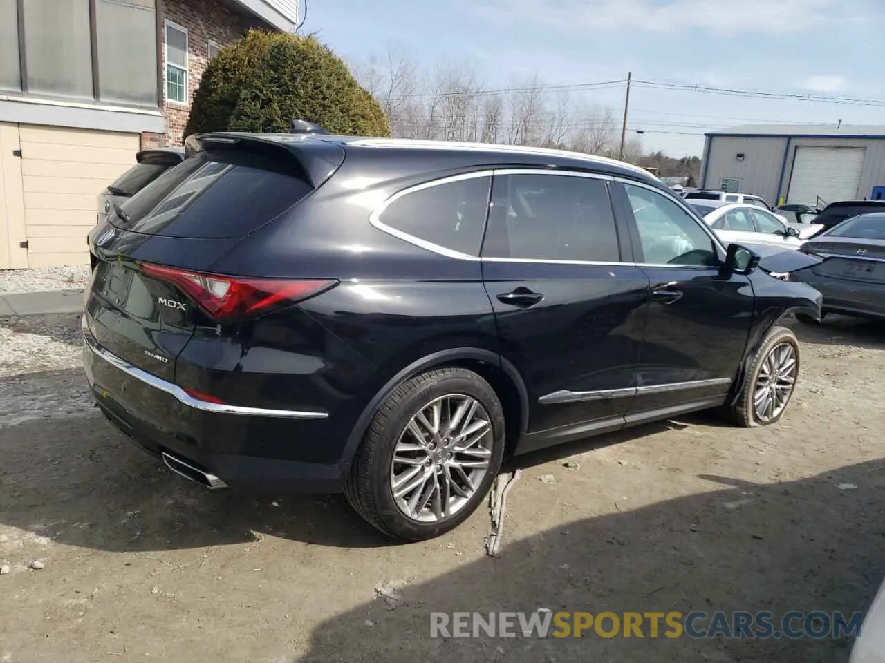 3 fotografías del automóvil dañado 5J8YE1H84PL018077 ACURA MDX 2023