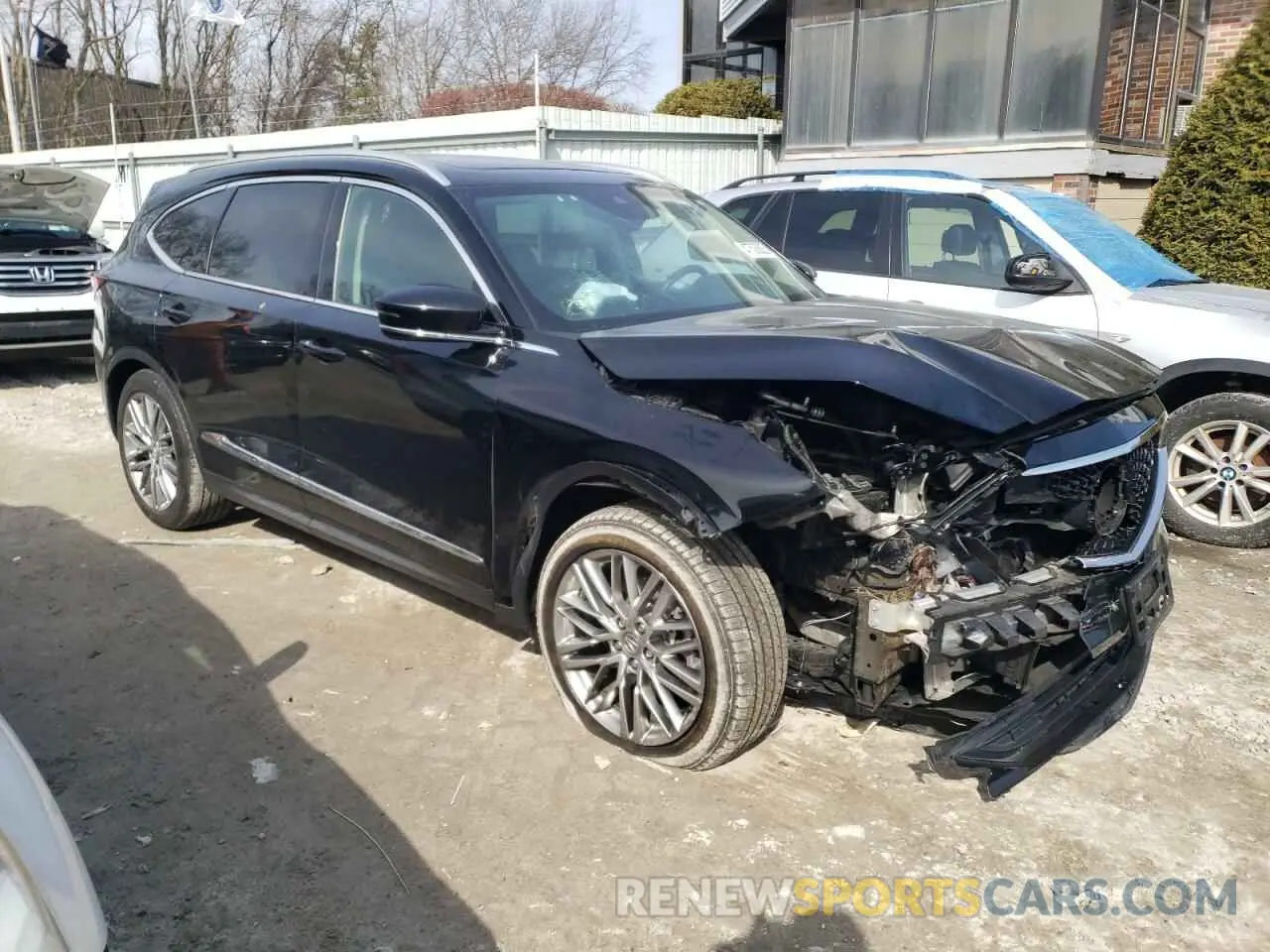 4 fotografías del automóvil dañado 5J8YE1H84PL018077 ACURA MDX 2023