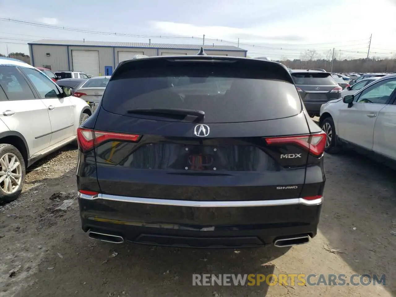 6 fotografías del automóvil dañado 5J8YE1H84PL018077 ACURA MDX 2023