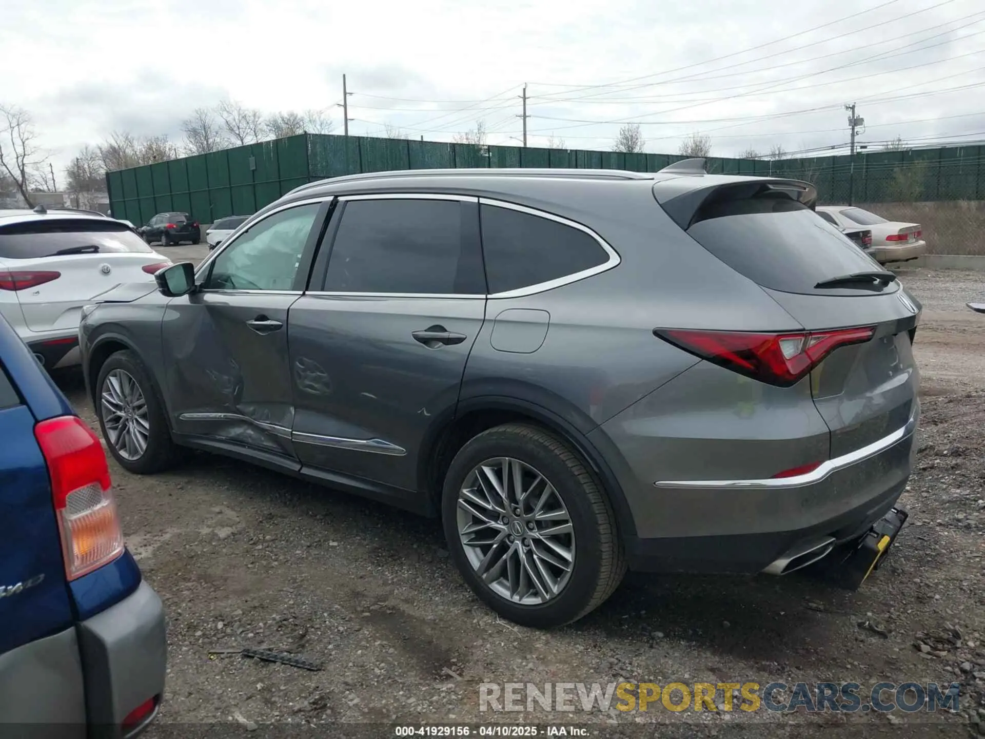 14 fotografías del automóvil dañado 5J8YE1H84PL028270 ACURA MDX 2023