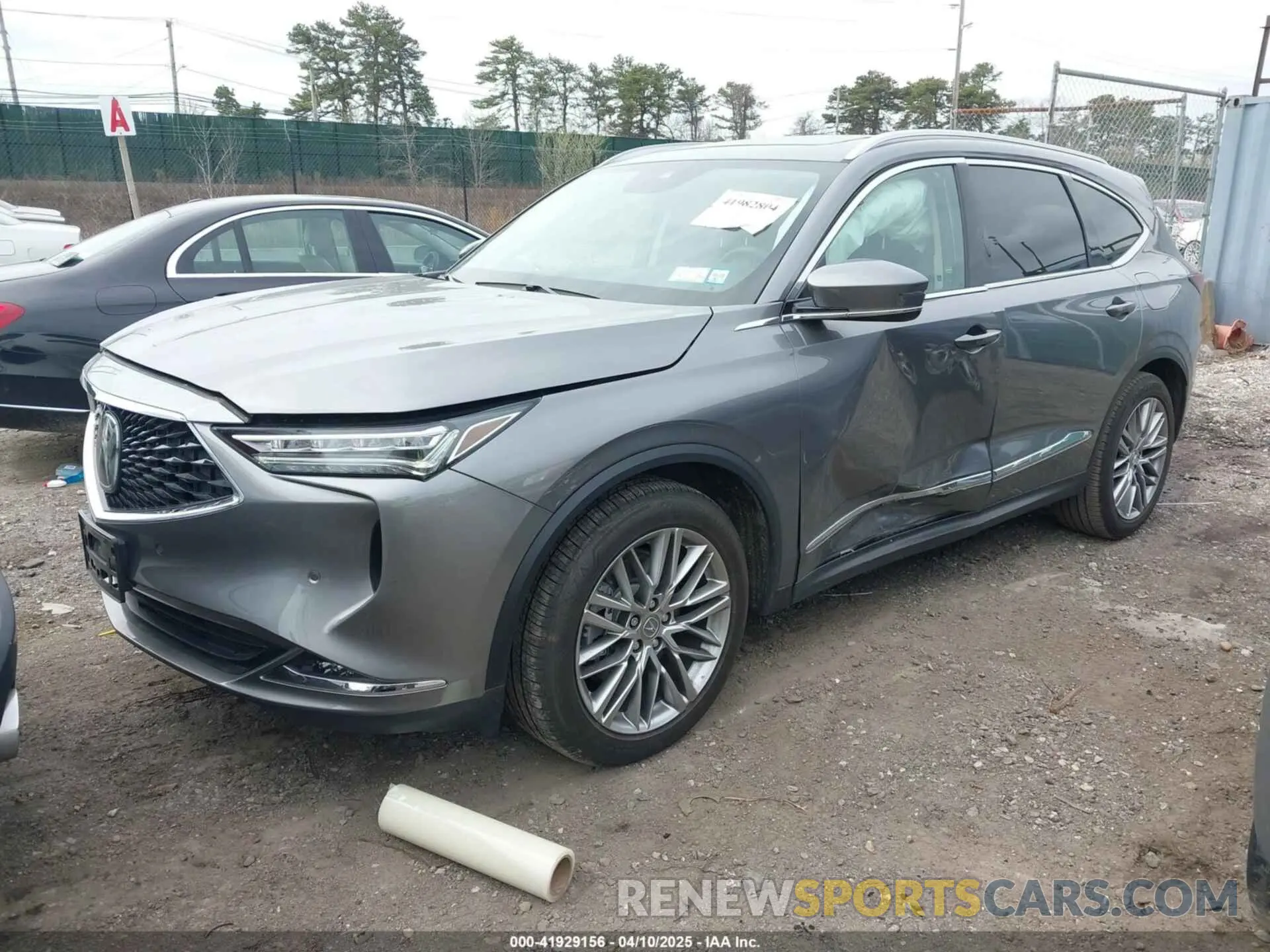 2 fotografías del automóvil dañado 5J8YE1H84PL028270 ACURA MDX 2023
