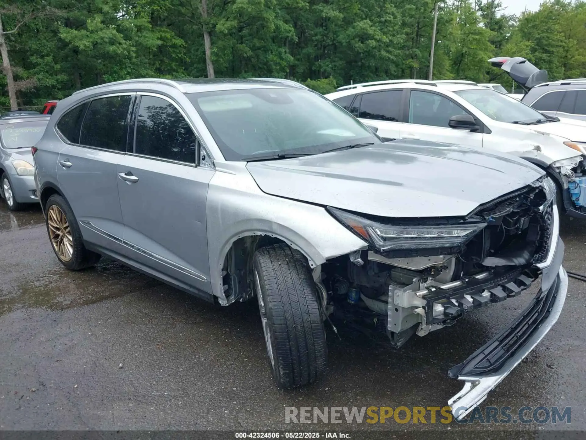 6 fotografías del automóvil dañado 5J8YE1H89PL032315 ACURA MDX 2023