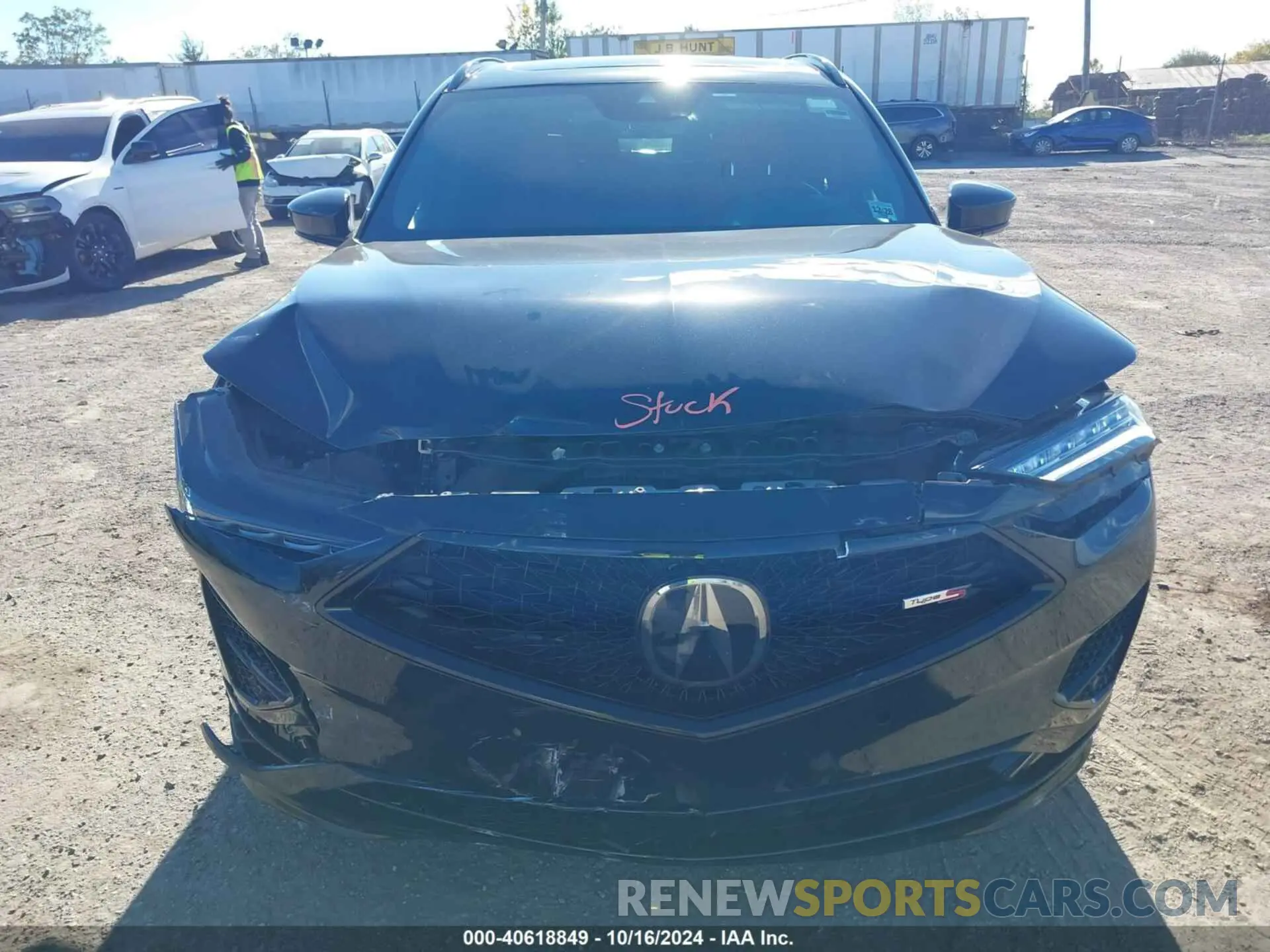 10 fotografías del automóvil dañado 5J8YD8H8XRL002562 ACURA MDX 2024