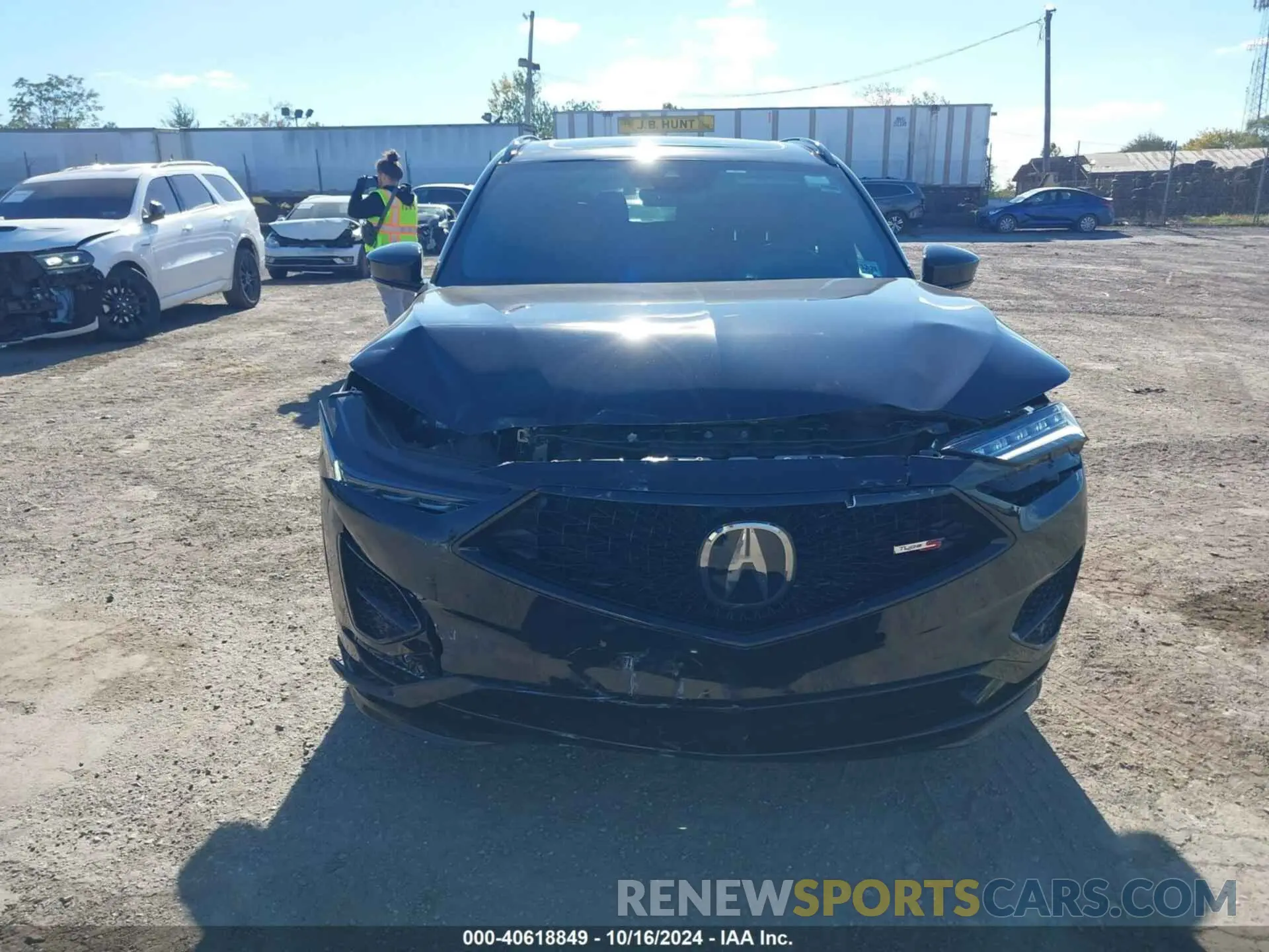 12 fotografías del automóvil dañado 5J8YD8H8XRL002562 ACURA MDX 2024