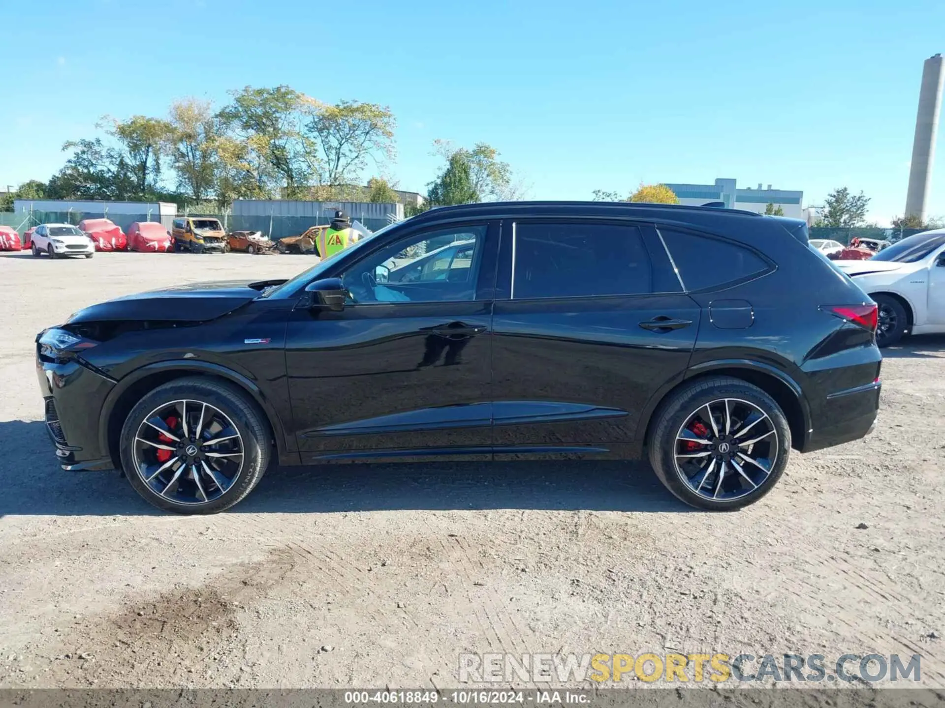 14 fotografías del automóvil dañado 5J8YD8H8XRL002562 ACURA MDX 2024