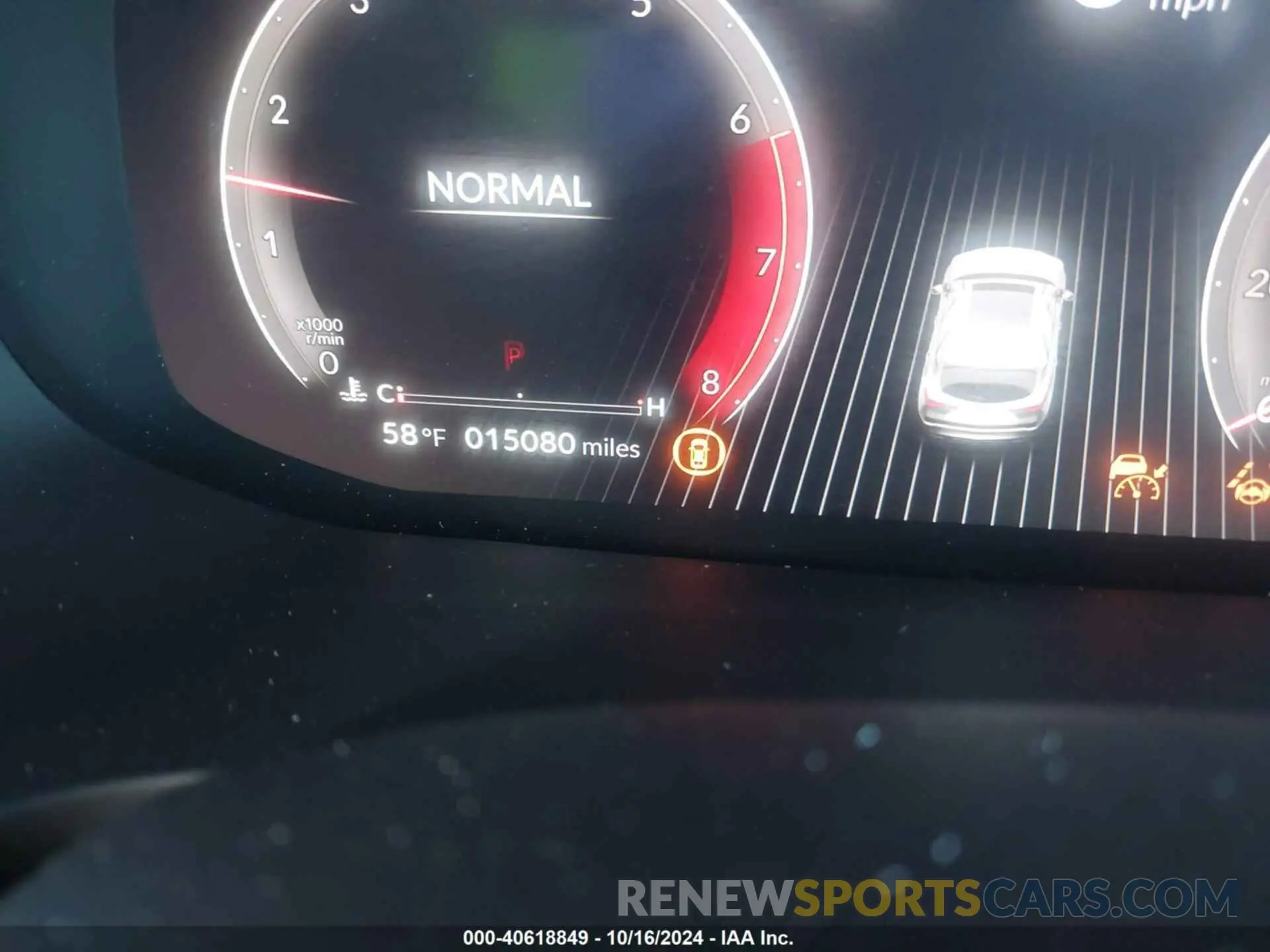 15 fotografías del automóvil dañado 5J8YD8H8XRL002562 ACURA MDX 2024