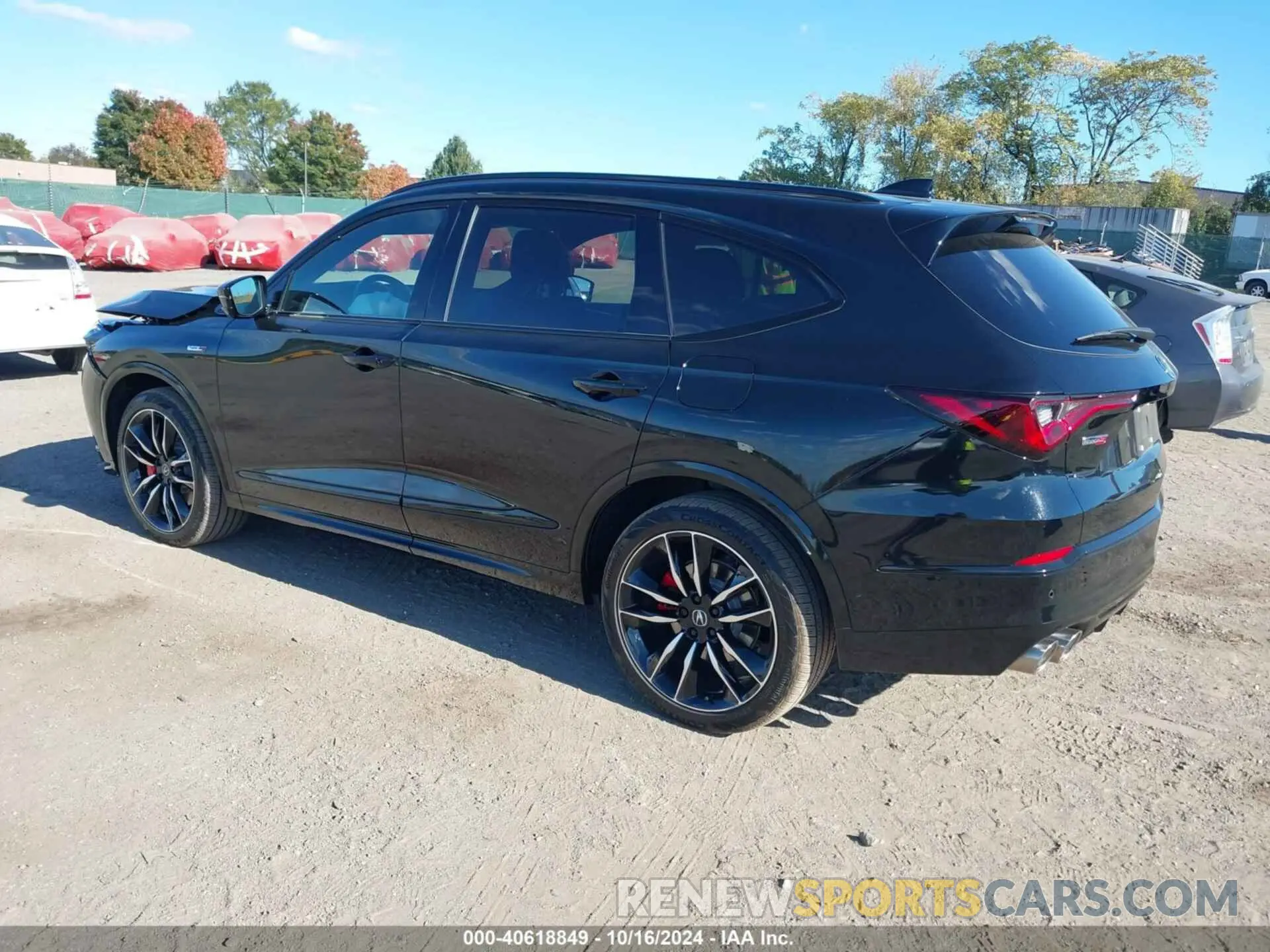3 fotografías del automóvil dañado 5J8YD8H8XRL002562 ACURA MDX 2024