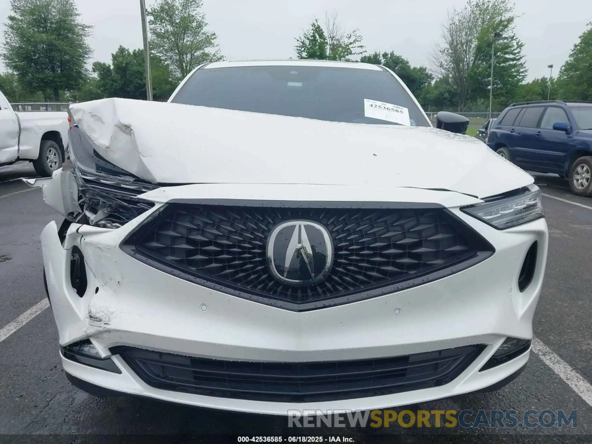 12 fotografías del automóvil dañado 5J8YE1H01RL005025 ACURA MDX 2024