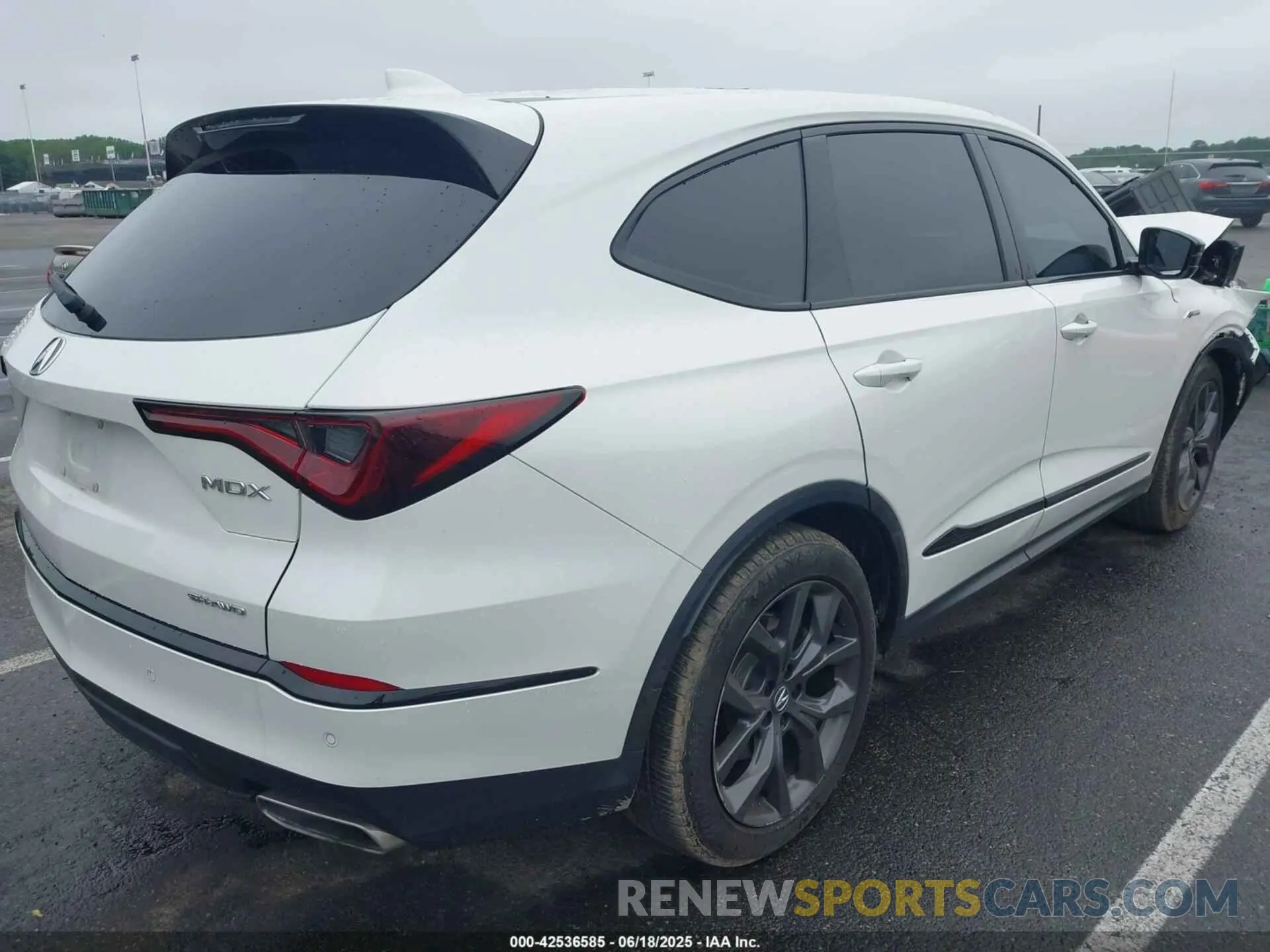 4 fotografías del automóvil dañado 5J8YE1H01RL005025 ACURA MDX 2024