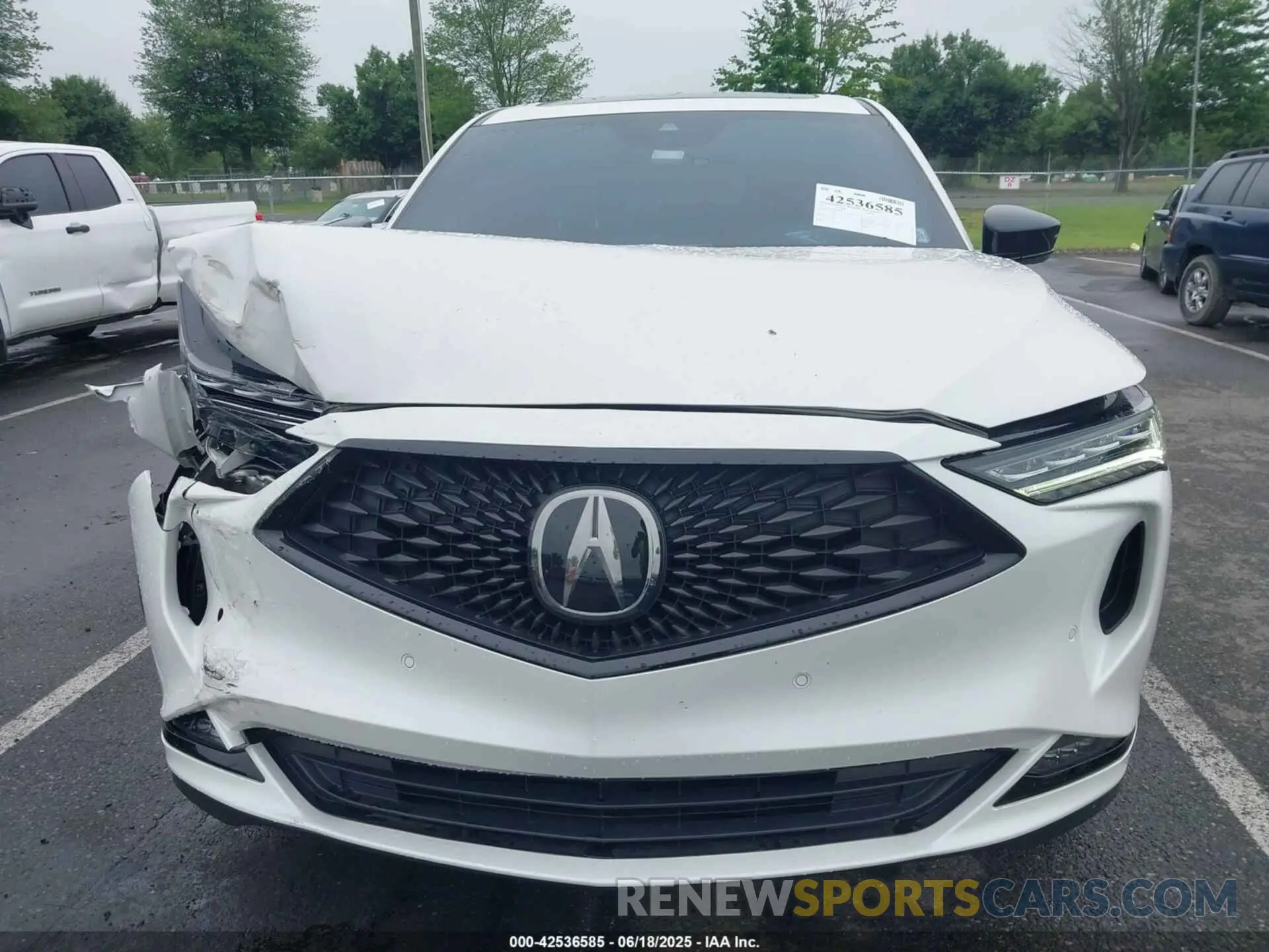 6 fotografías del automóvil dañado 5J8YE1H01RL005025 ACURA MDX 2024