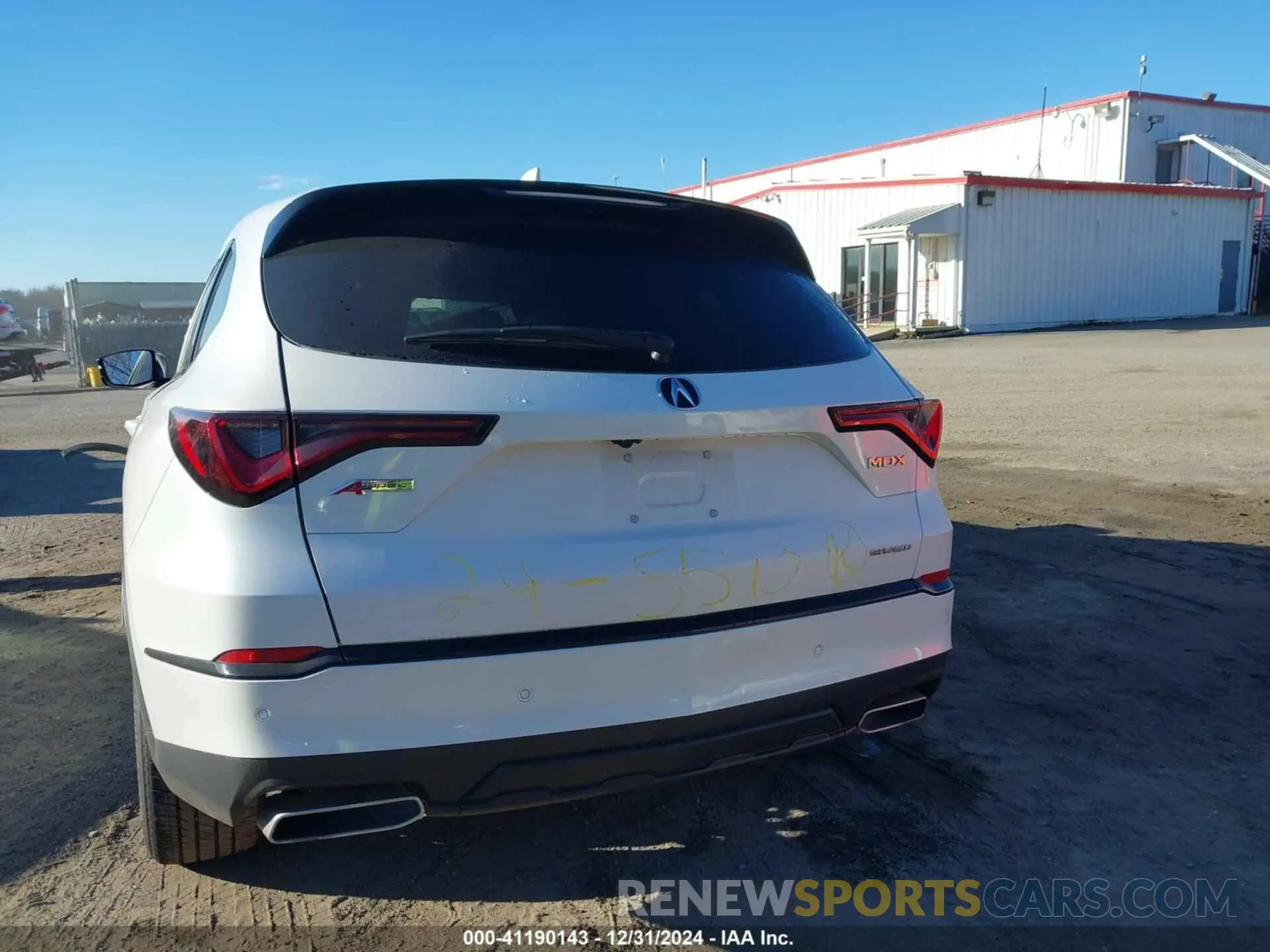 16 fotografías del automóvil dañado 5J8YE1H01RL009432 ACURA MDX 2024