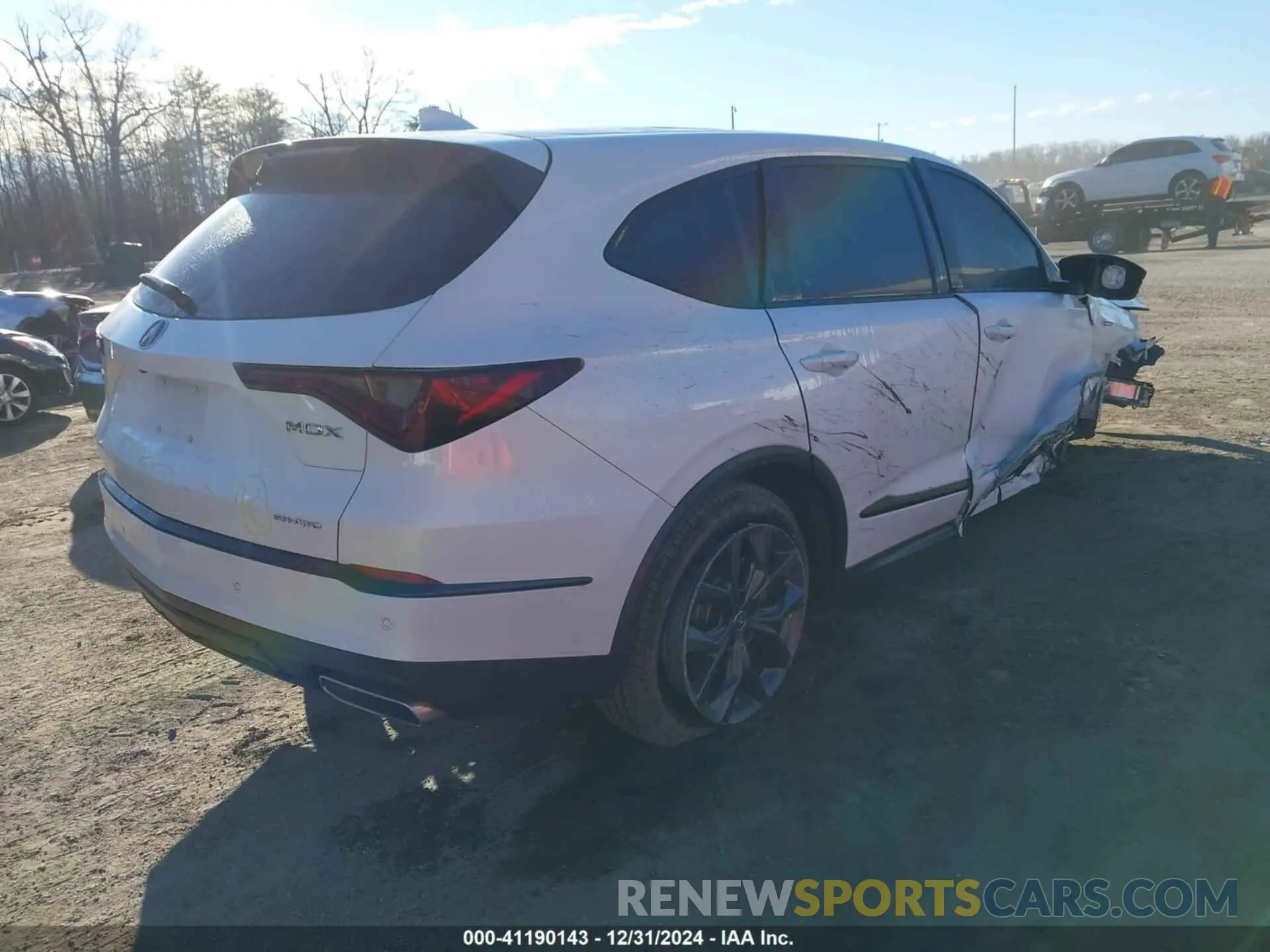 4 fotografías del automóvil dañado 5J8YE1H01RL009432 ACURA MDX 2024