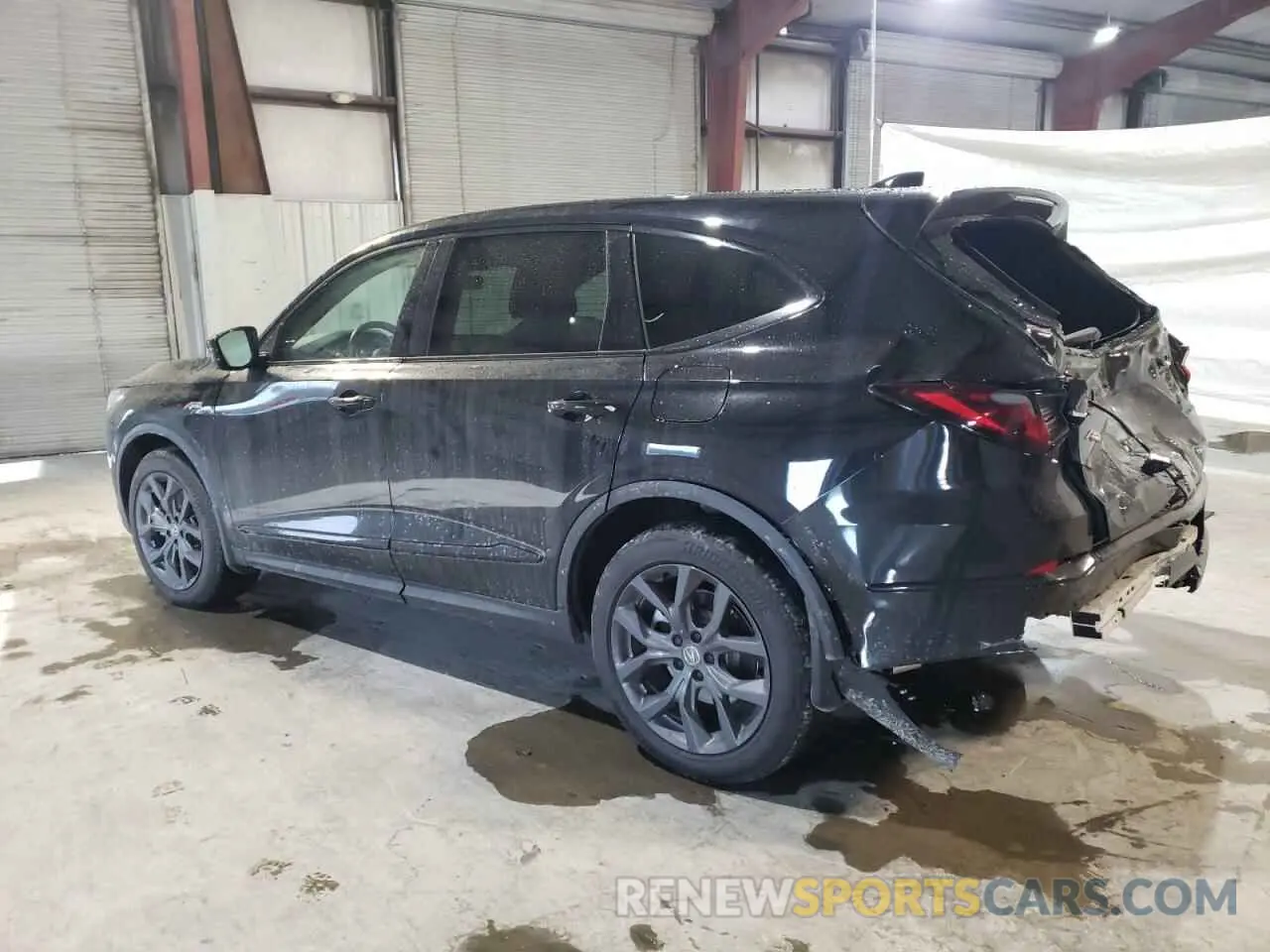2 fotografías del automóvil dañado 5J8YE1H02RL014123 ACURA MDX 2024